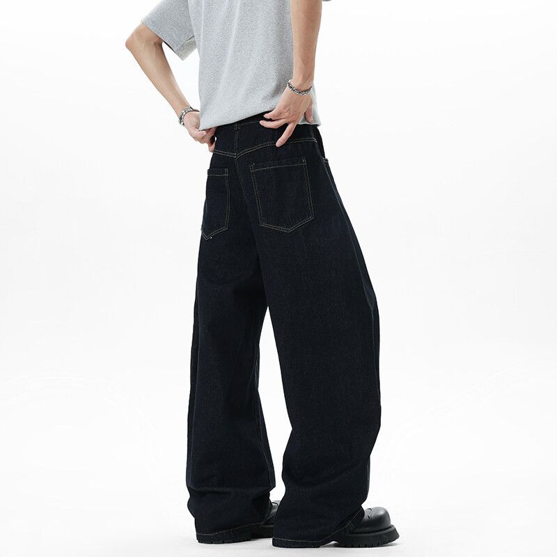 Japanese Brand American patchwork men's cleanfit curved jeans Size US 32 / EU 48 - 5 Thumbnail
