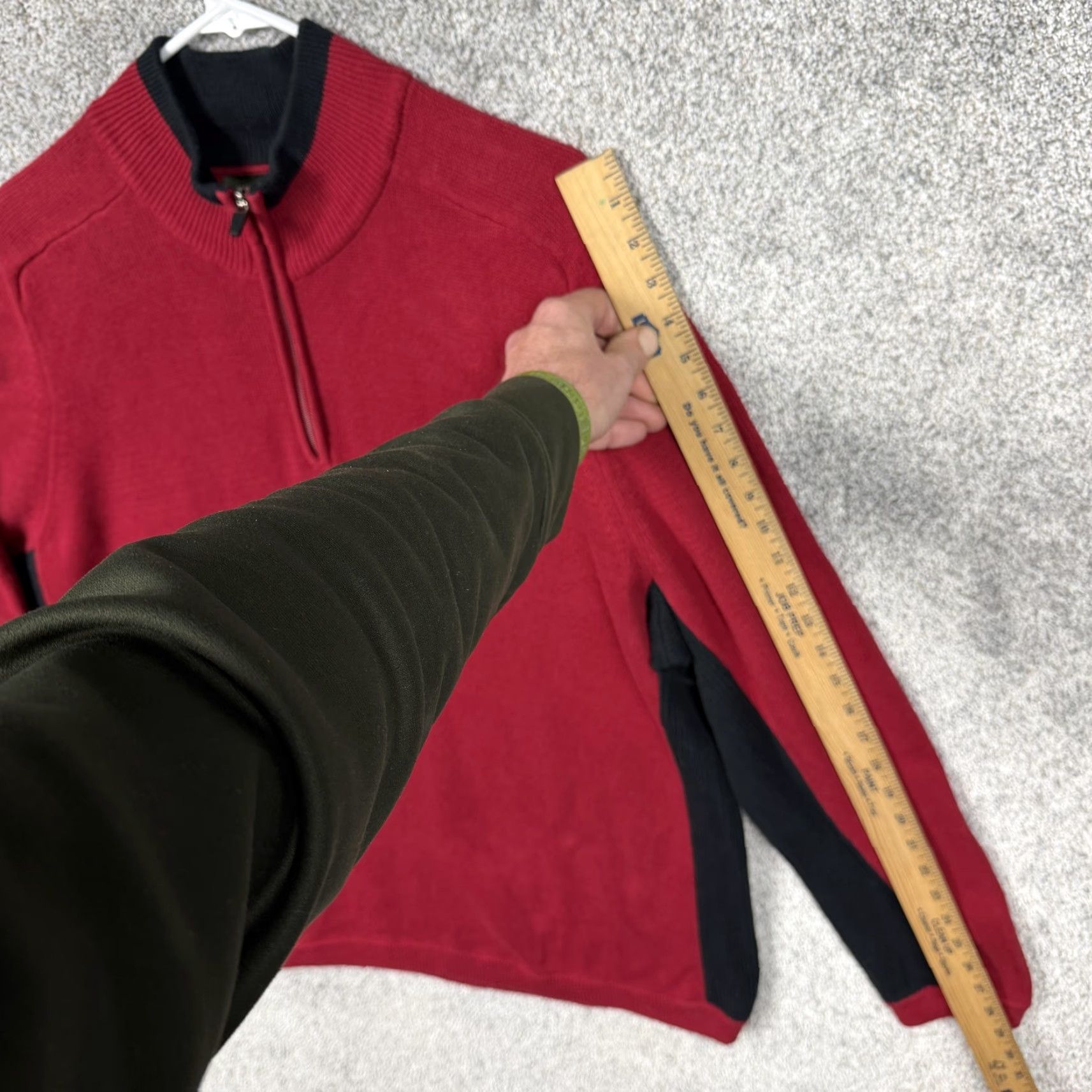 Eddie Bauer Eddie Bauer Sweater Mens 2XL Red Black 1/4 Zip Pullover Outdoor Gorpcore Knit Mock Neck Shirt Size US XXL / EU 58 / 5 - 3 Thumbnail