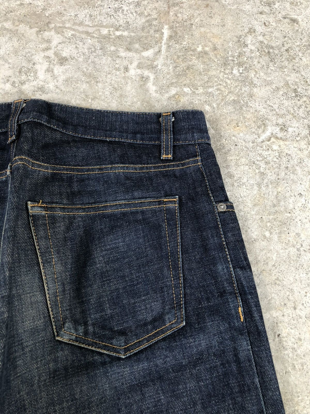 Helmut Lang Helmut Lang Classic Raw Denim Distressed Jeans Size US 31 - 18 Thumbnail