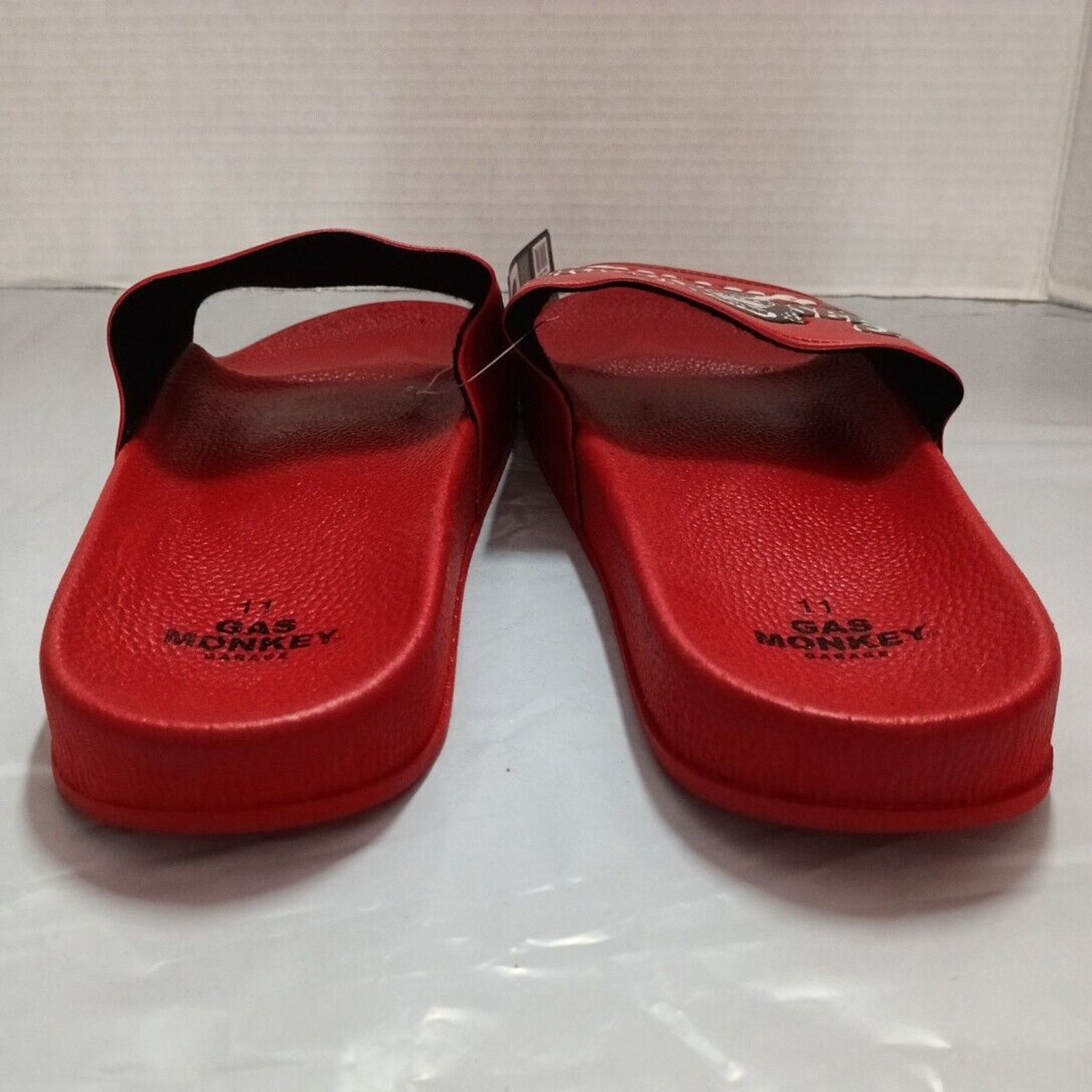Other Gas Monkey Garage Slides Sandals Men's Size 11 Red Size US 11 / EU 44 - 3 Thumbnail
