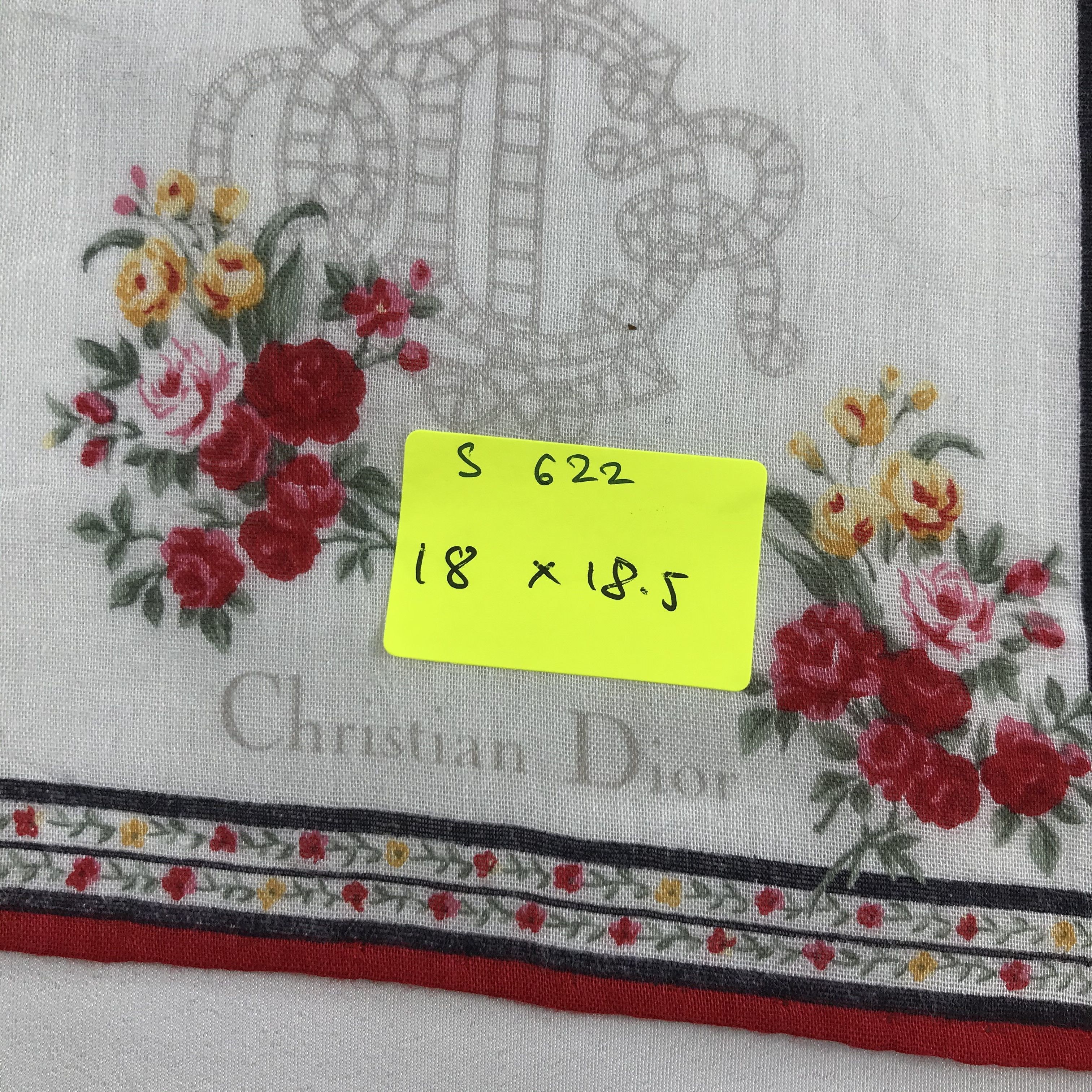 Christian Dior Monsieur × Vintage Christian Dior Bandana / Handkerchief / Neckerchief - S622 Size ONE SIZE - 5 Thumbnail