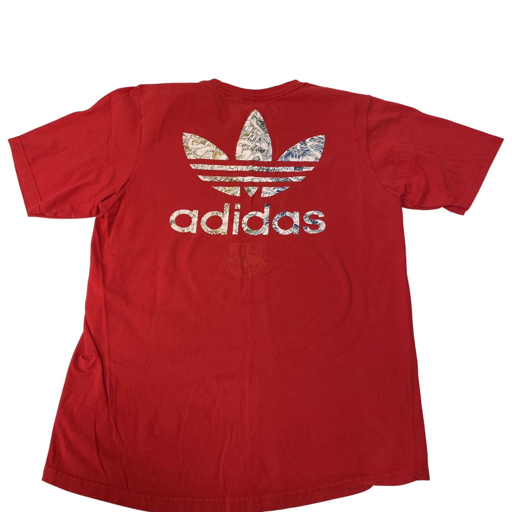 Adidas Vtg Y2K Adidas RED BULL New York Front Back LOGO T Shirt Size US M / EU 48-50 / 2 - 11 Thumbnail