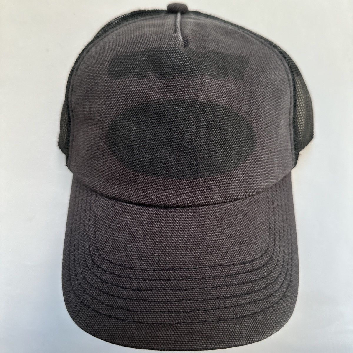 Stussy Stussy Ghost Logo Trucker SnapBack hat SS26 Black Size ONE SIZE - 1 Thumbnail