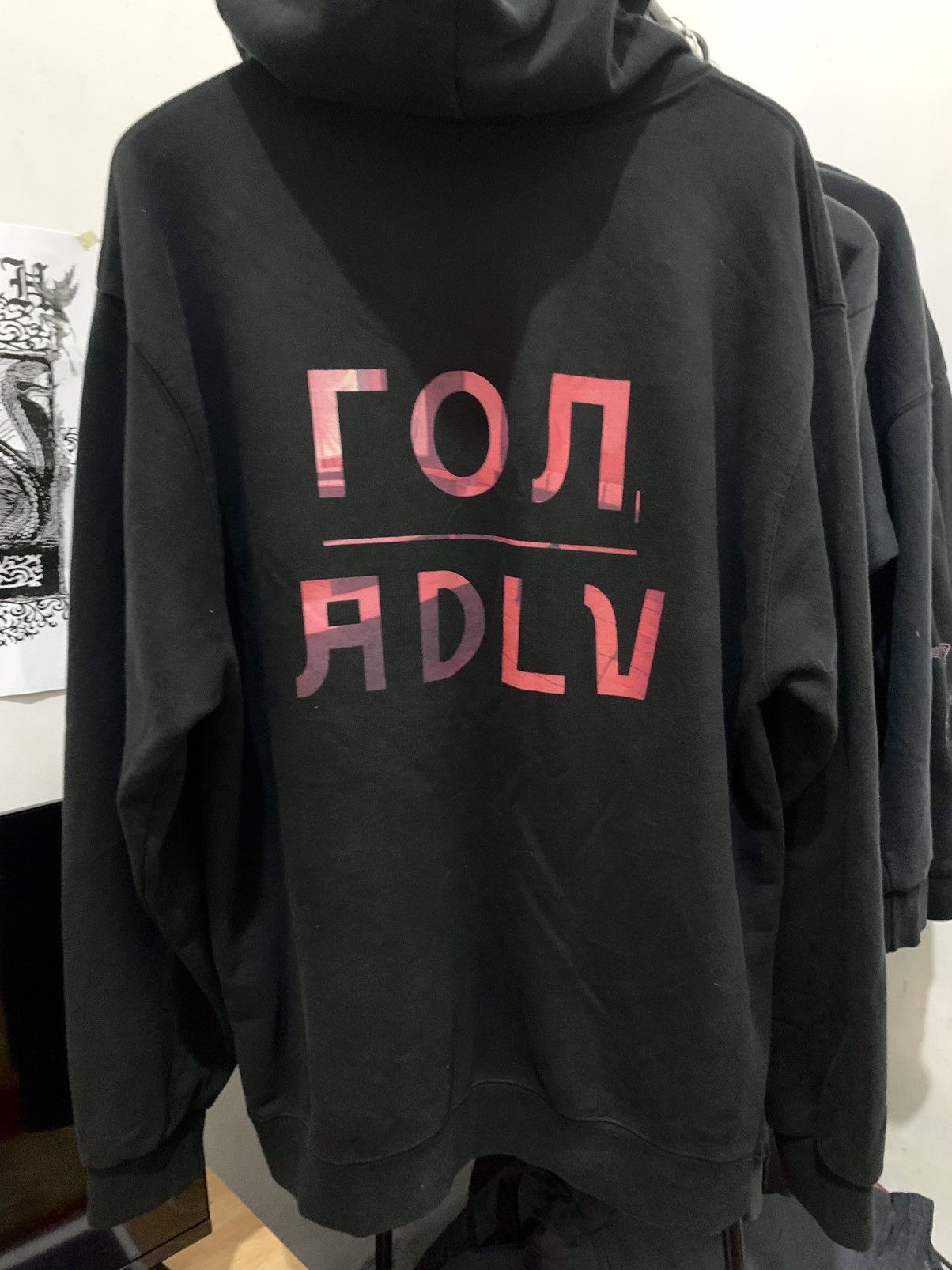 Acme Clothing LOG X ADLV HOODIE BLACK Size US XXL / EU 58 / 5 - 2 Thumbnail
