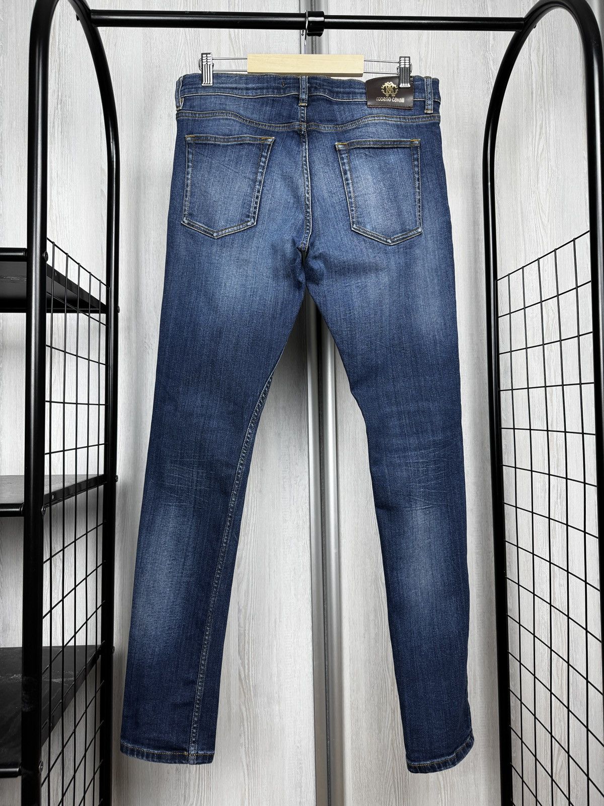 Roberto Cavalli Roberto Cavalli blue faded skinny denim jeans size 32 Size US 32 / EU 48 - 2 Thumbnail