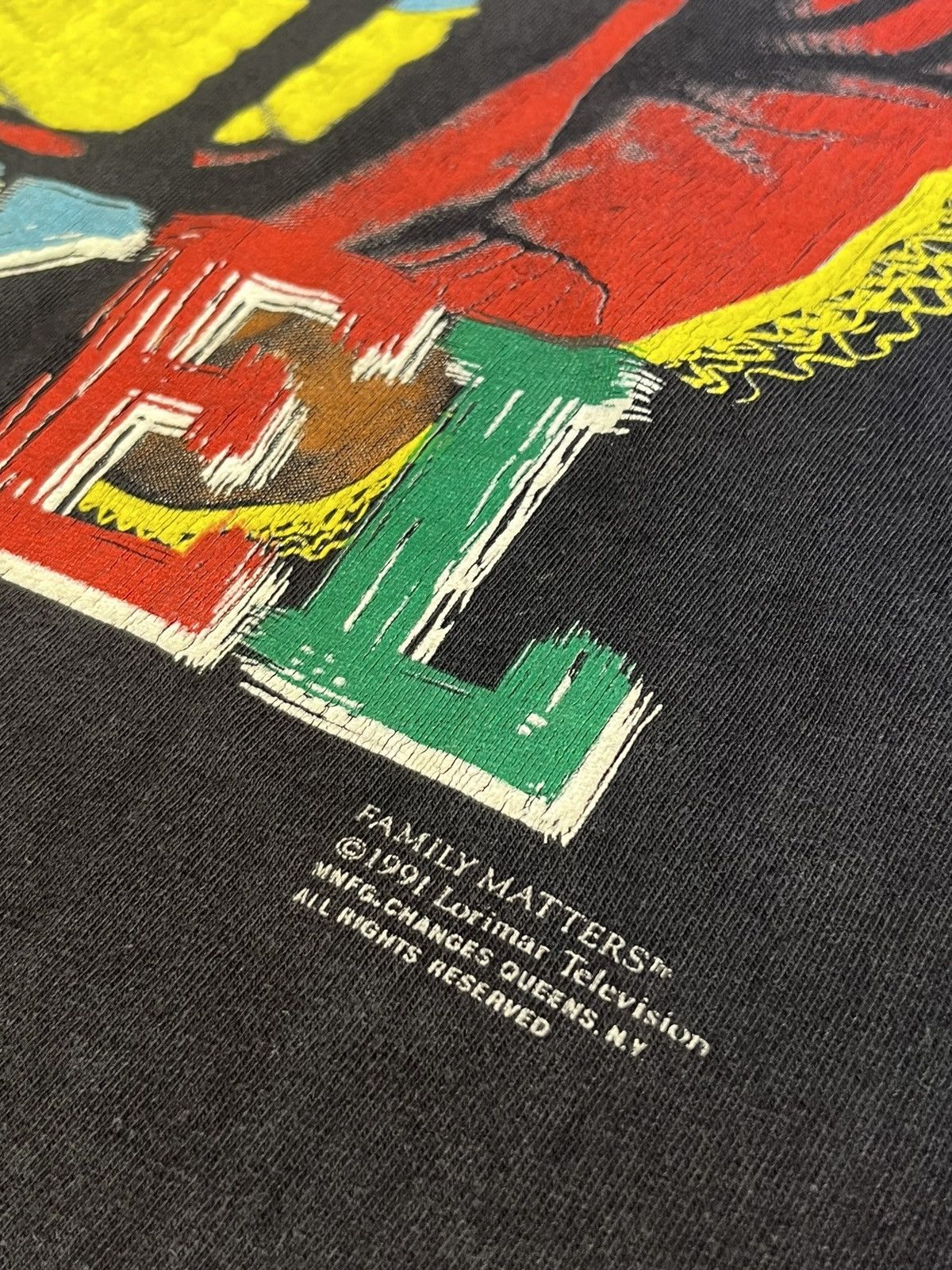 Vintage Family Matters ‘URKEL’ vintage single-stitch T-Shirt Size US XL / EU 56 / 4 - 3 Thumbnail