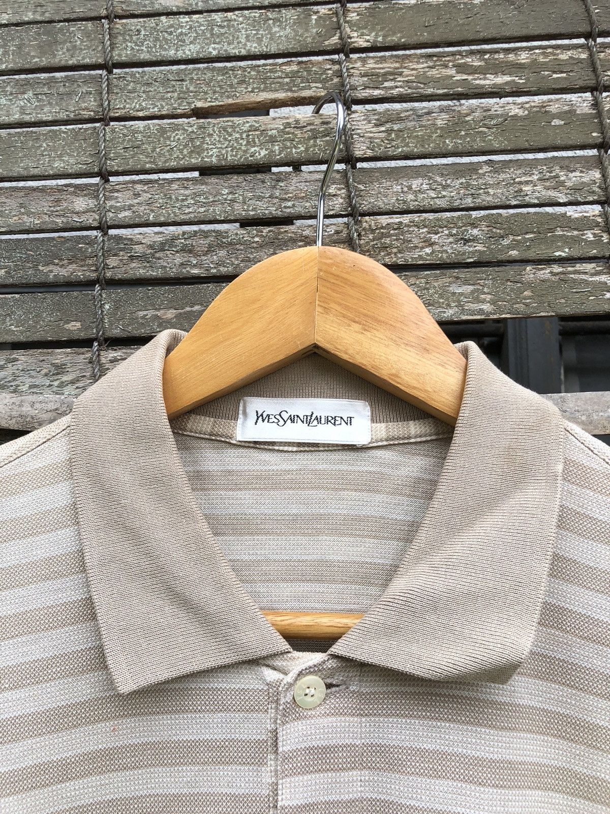 Yves Saint Laurent Vintage YSL Yves Saint Laurent Single Pocket Polo Shirt Size US L / EU 52-54 / 3 - 5 Thumbnail