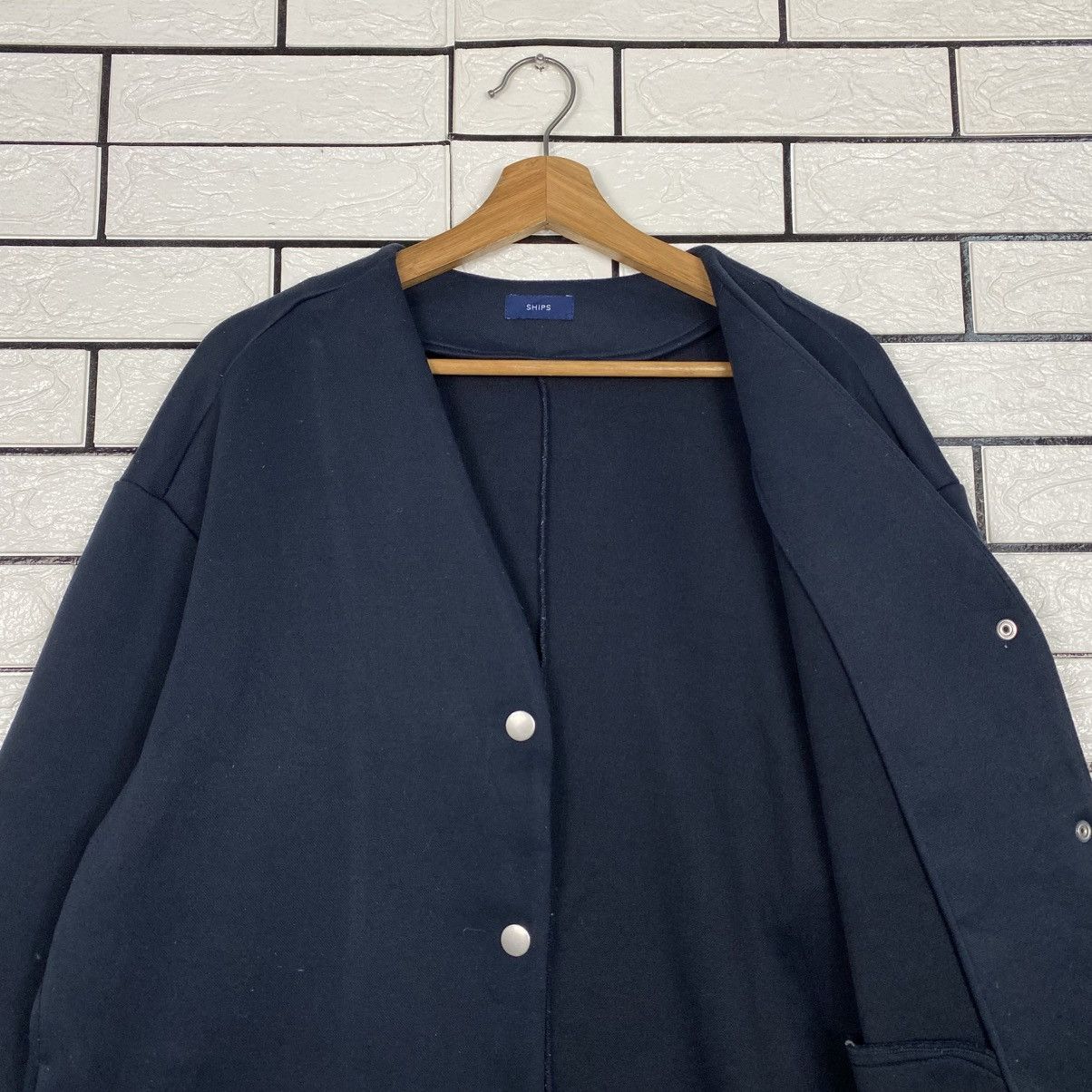 Japanese Brand Vintage Oversize Snap Button Jacket Ships Issey Miyake Size US M / EU 48-50 / 2 - 13 Thumbnail