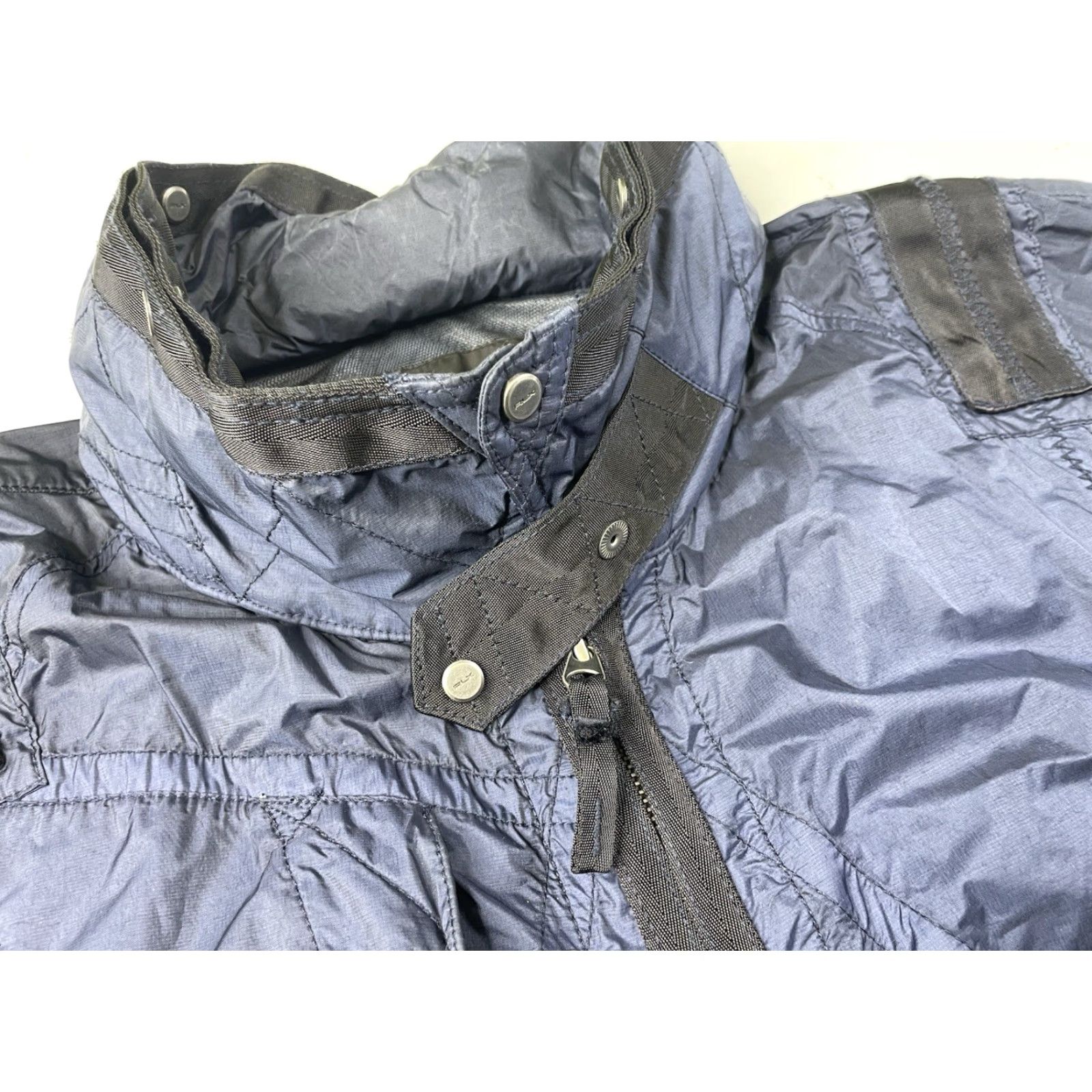RLX Ralph Lauren RLX Ralph Lauren Mens Paratrooper Utility Nylon Blue Windbreaker Rain Jacket XXL Jacket Regular Hooded Full Zip Lightweight Nylon Lining Softshell Size US XXL / EU 58 / 5 - 5 Thumbnail
