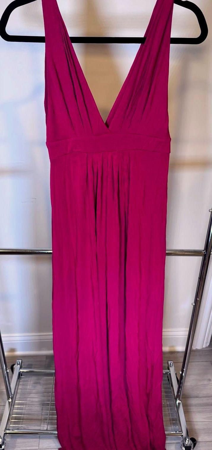 Voodoo Tactical Tart Fuchsia Maxi Dress, Size L Size L / US 10 / IT 46 - 1 Thumbnail