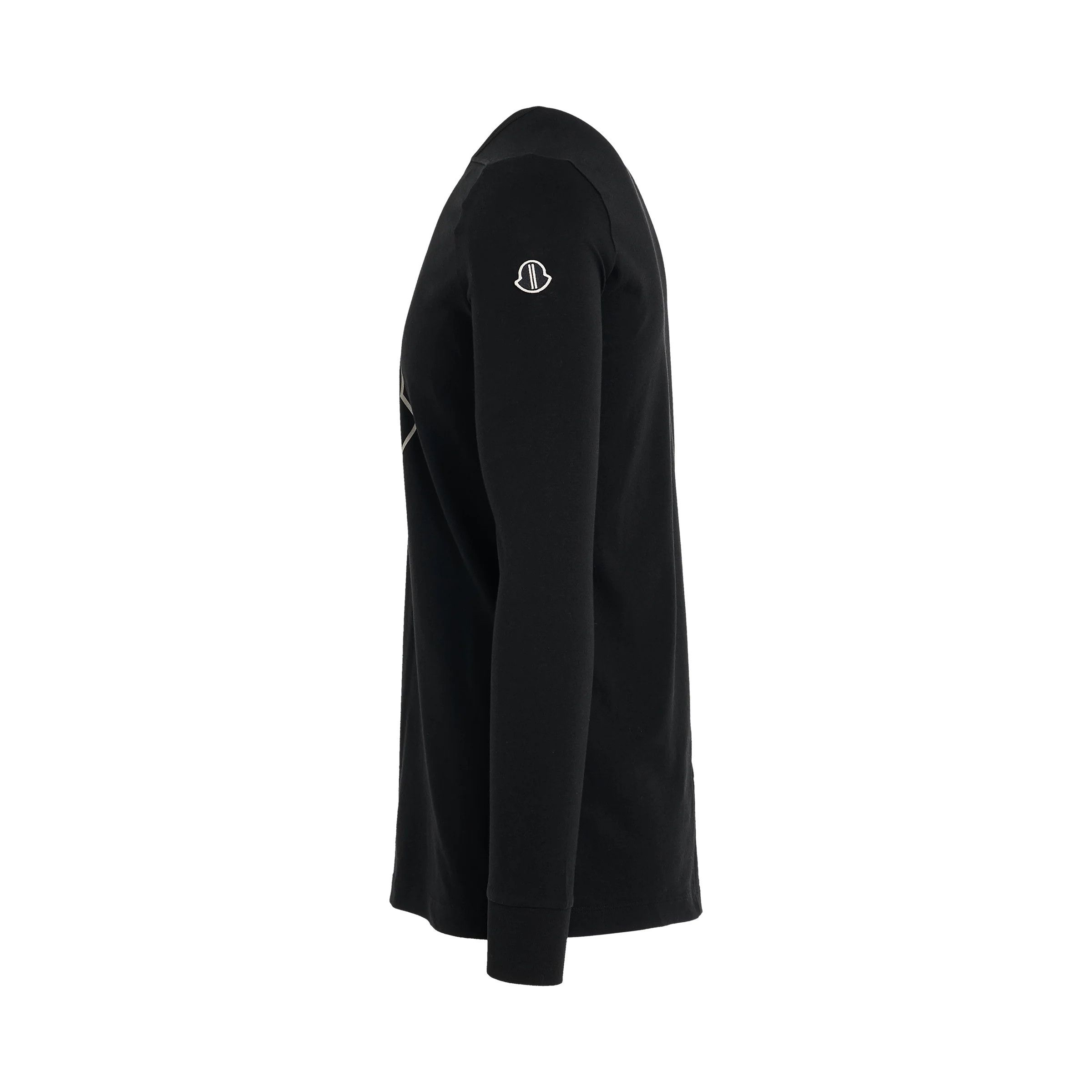 Rick Owens o1mris0824 Long Sleeve T-Shirt in Black Size US S / EU 44-46 / 1 - 3 Thumbnail