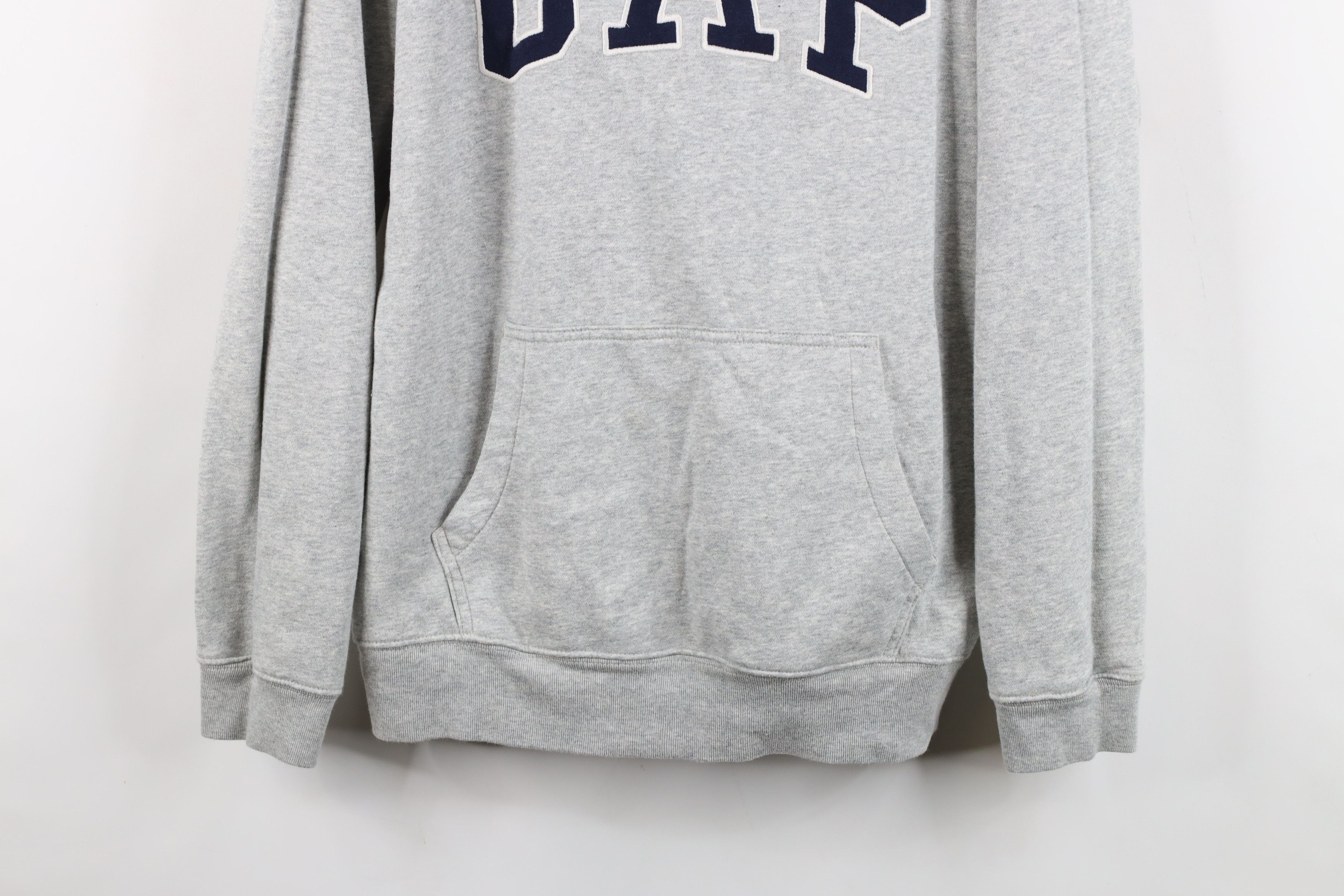 Gap Vintage Y2K Gap Spell Out Hoodie Sweatshirt Heather Gray Size US L / EU 52-54 / 3 - 3 Thumbnail