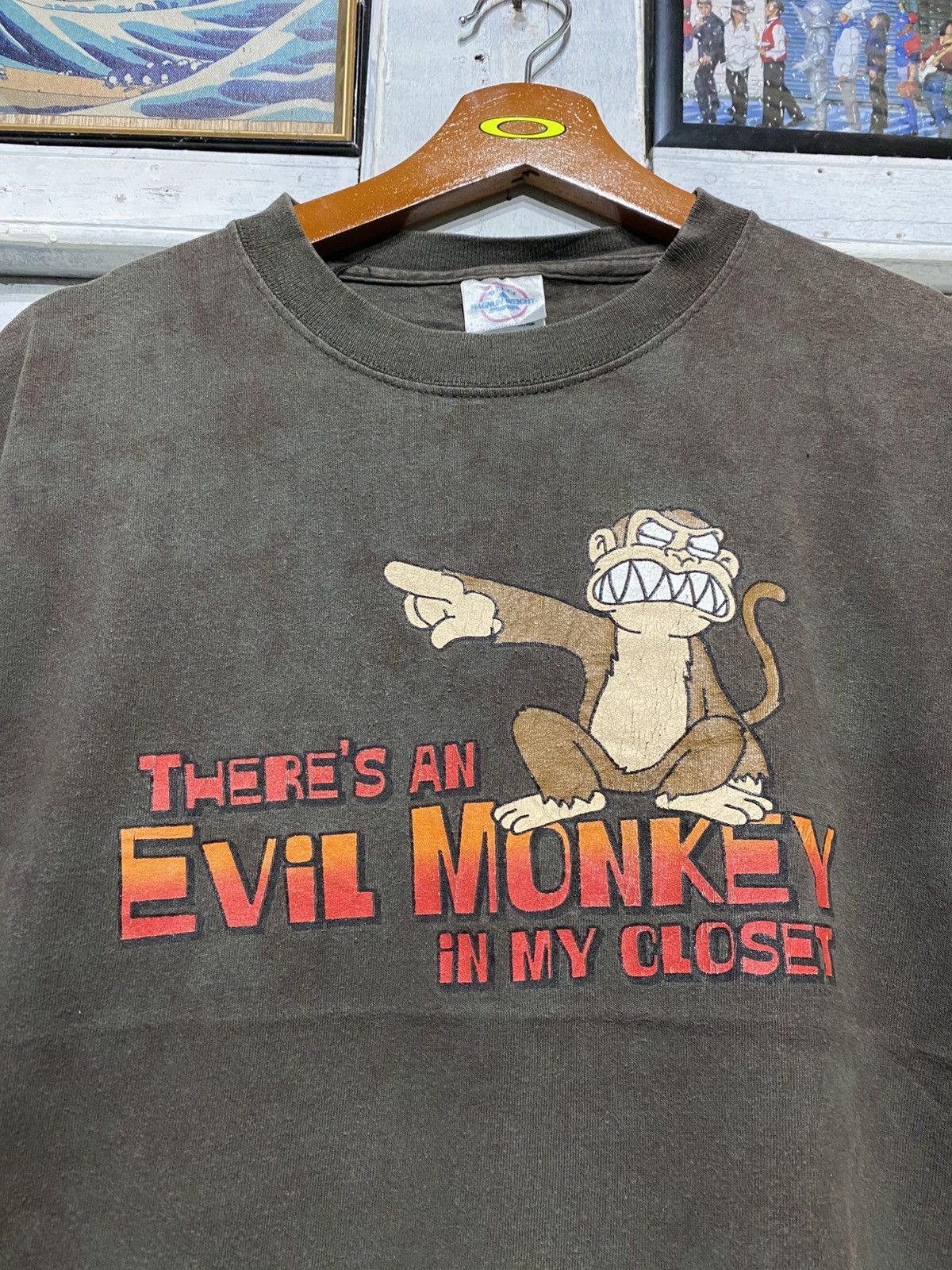 Vintage Vintage Tie Dye Evil Monkey Tshirt Size US M / EU 48-50 / 2 - 2 Thumbnail