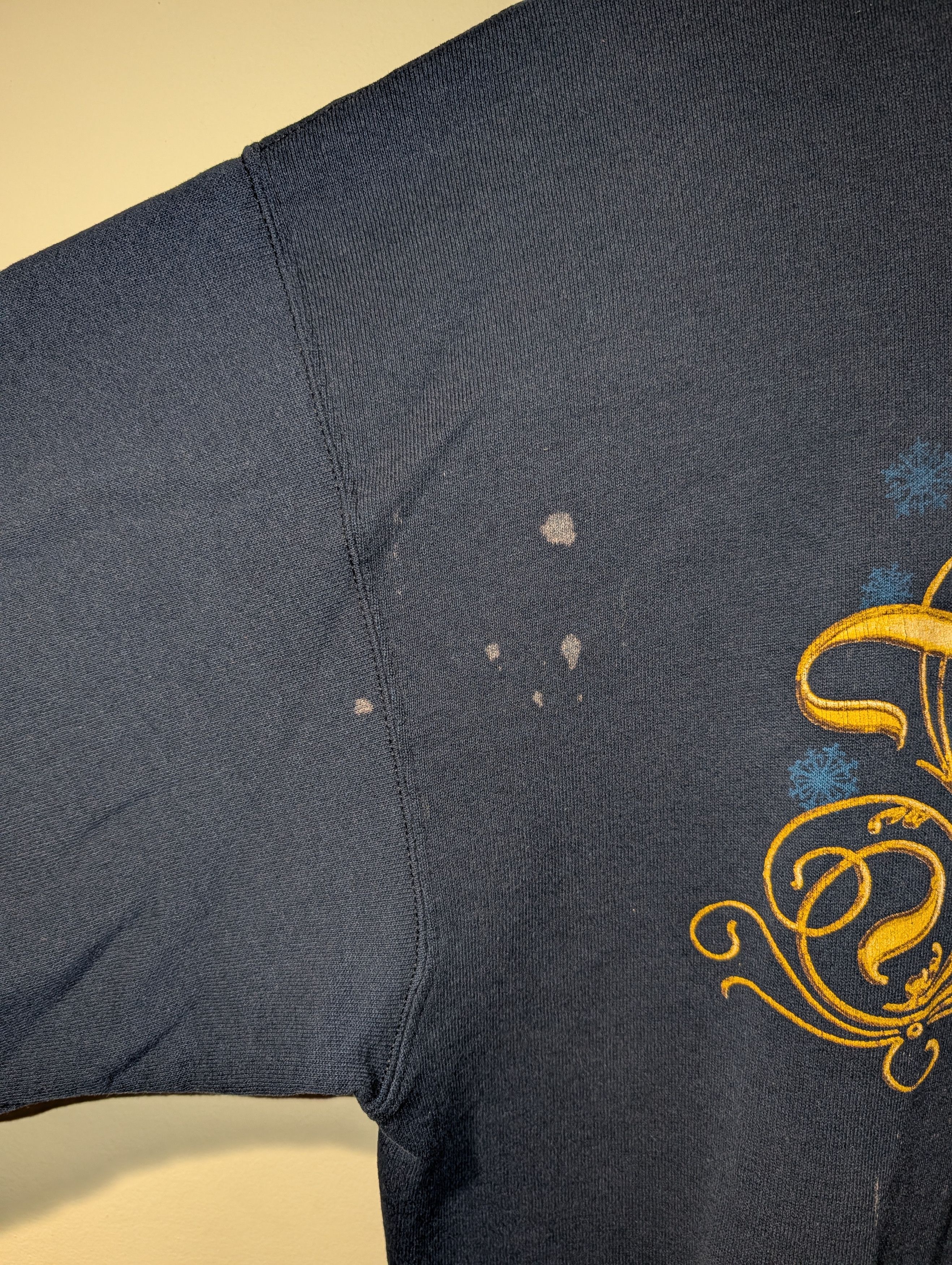 True Religion VTG Scripture Old English Jesus Bible Crewneck Sweatshirt Size US L / EU 52-54 / 3 - 4 Thumbnail