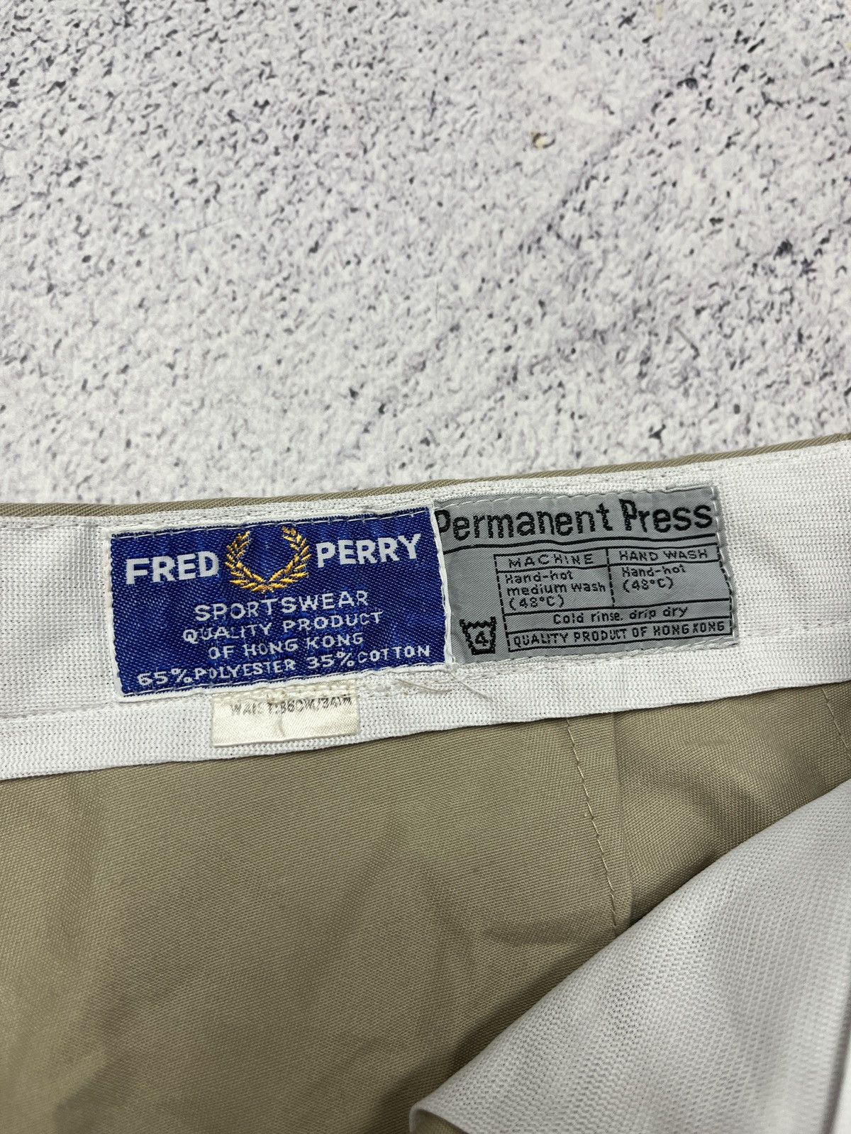 Fred Perry Vintage 80’s 90’s Fred Perry Casual Shorts Hong Kong Rare Size 34" / US 12 / IT 48 - 9 Thumbnail