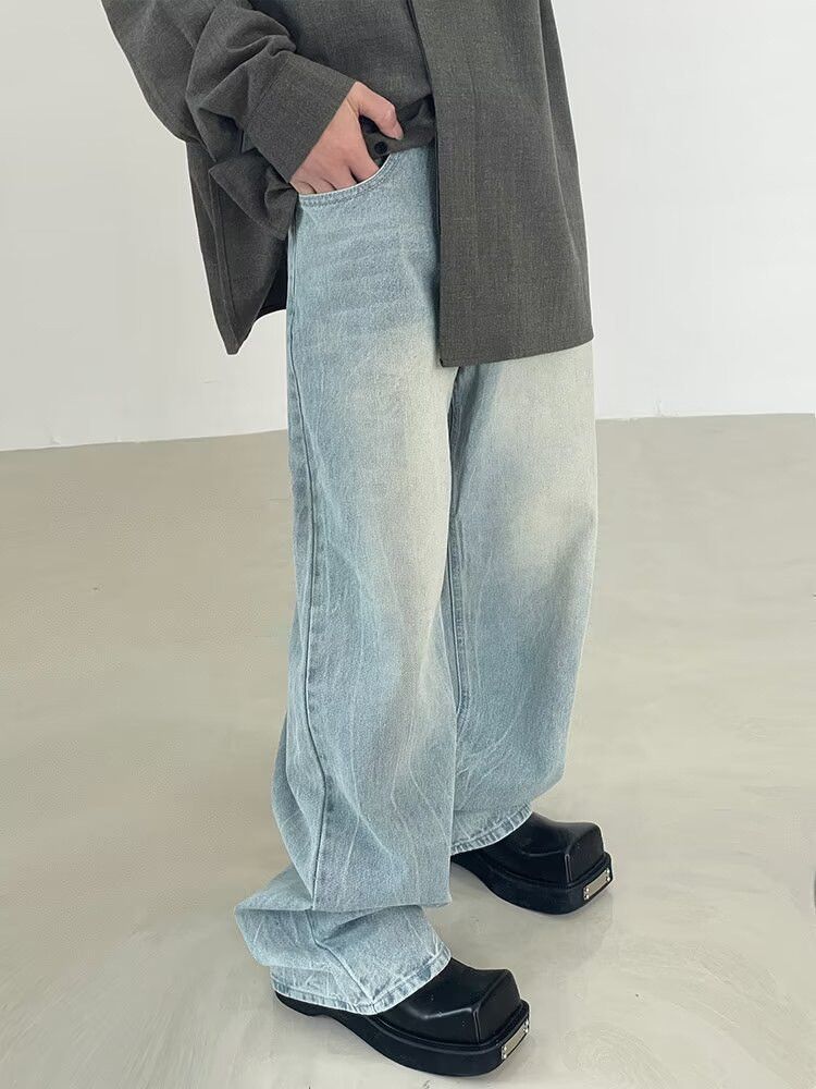 Japanese Brand × Jean Retro straight casual high street jeans Size US 32 / EU 48 - 2 Thumbnail