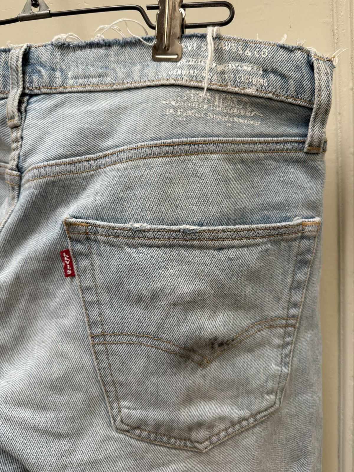 ERL × Levi's ERL Levi’s 501 Split Leg Jeans Size US 32 / EU 48 - 9 Thumbnail