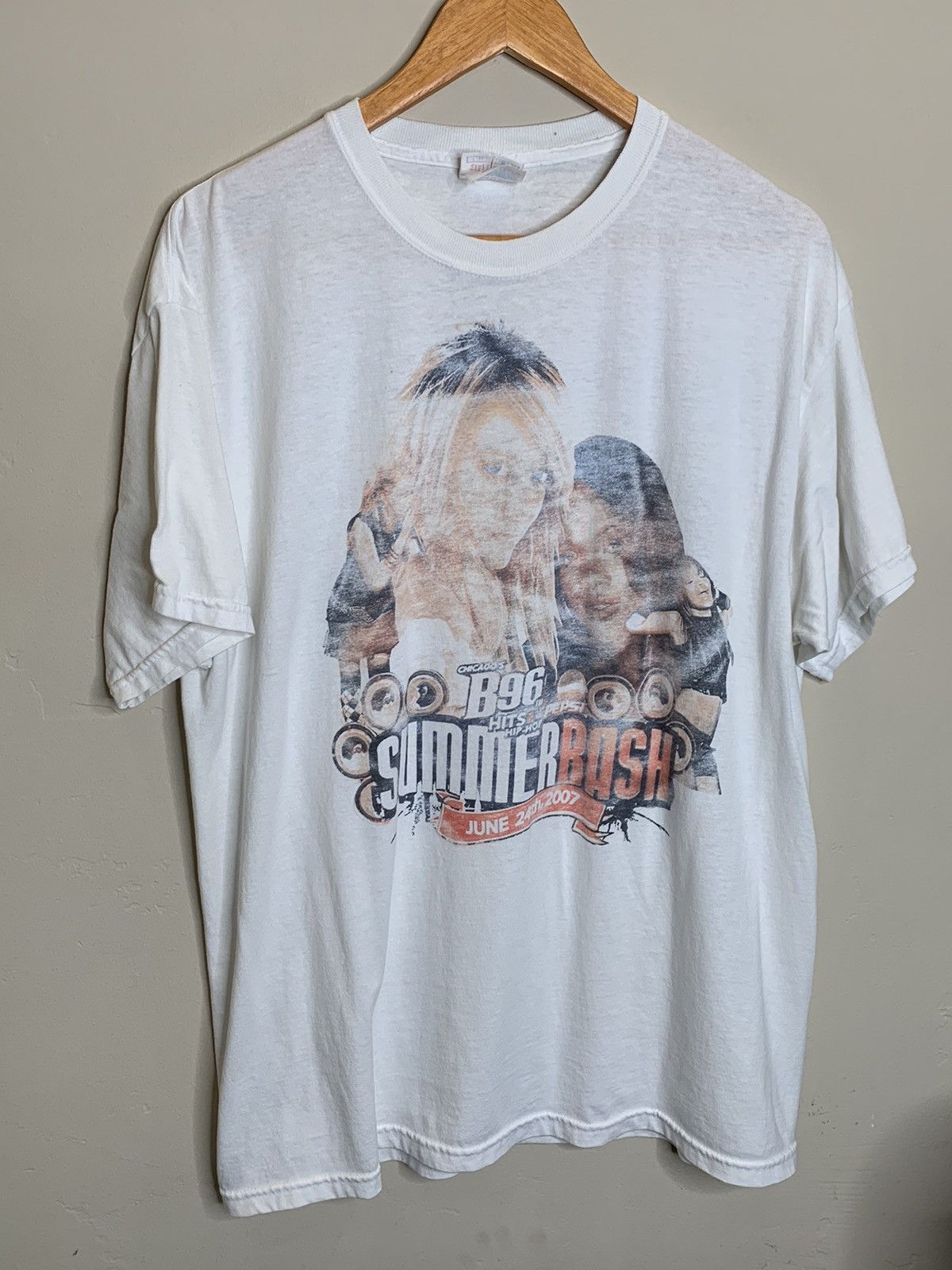 Rap Tees *RARE* 2007 SummerBash B96 Rihanna T-Pain Concert T-Shirt L Size US L / EU 52-54 / 3 - 1 Thumbnail