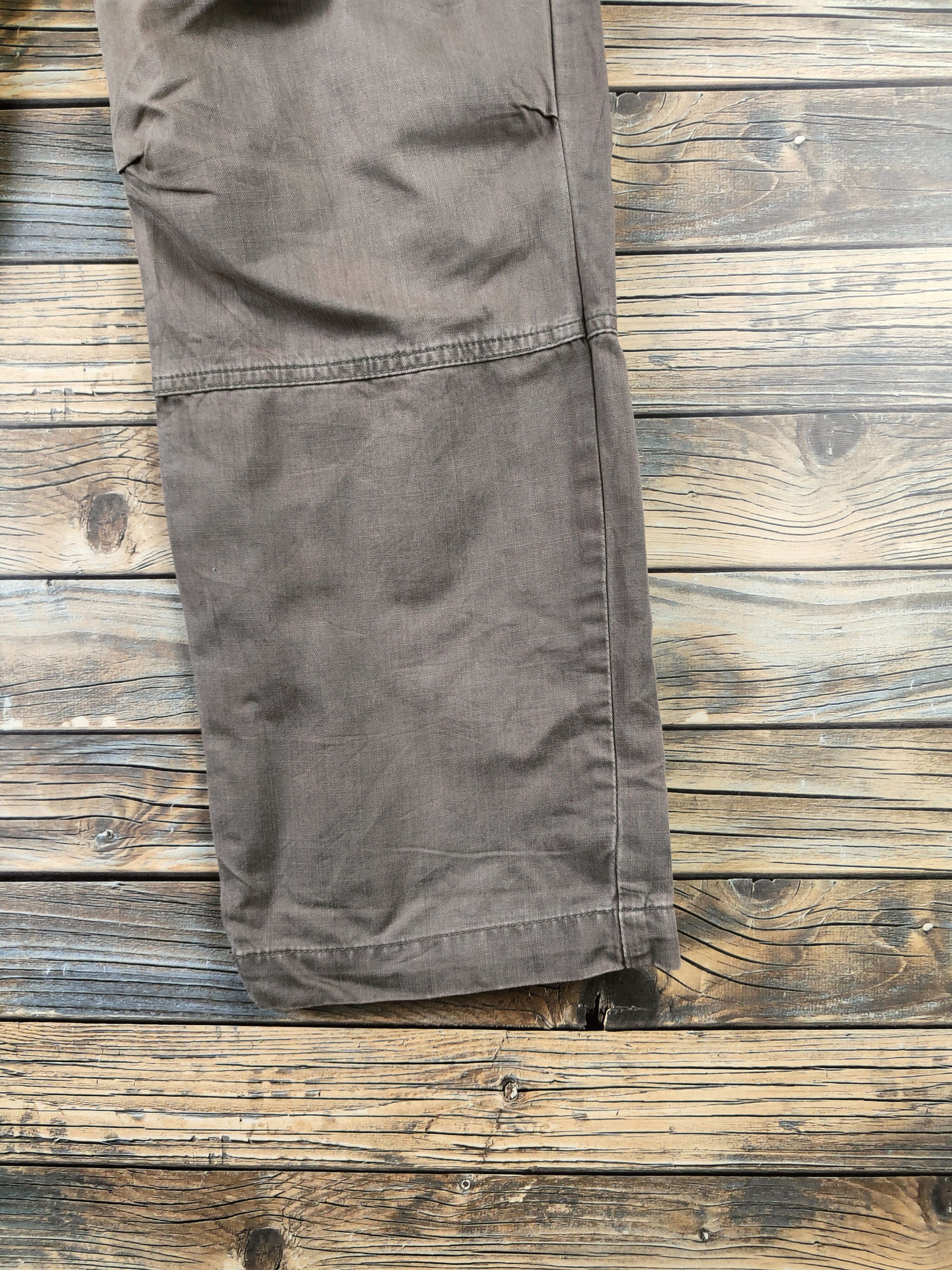 Japanese Brand DL Japan Brown Faded Multipocket Cargo Pants #46-404 Size US 31 - 6 Thumbnail