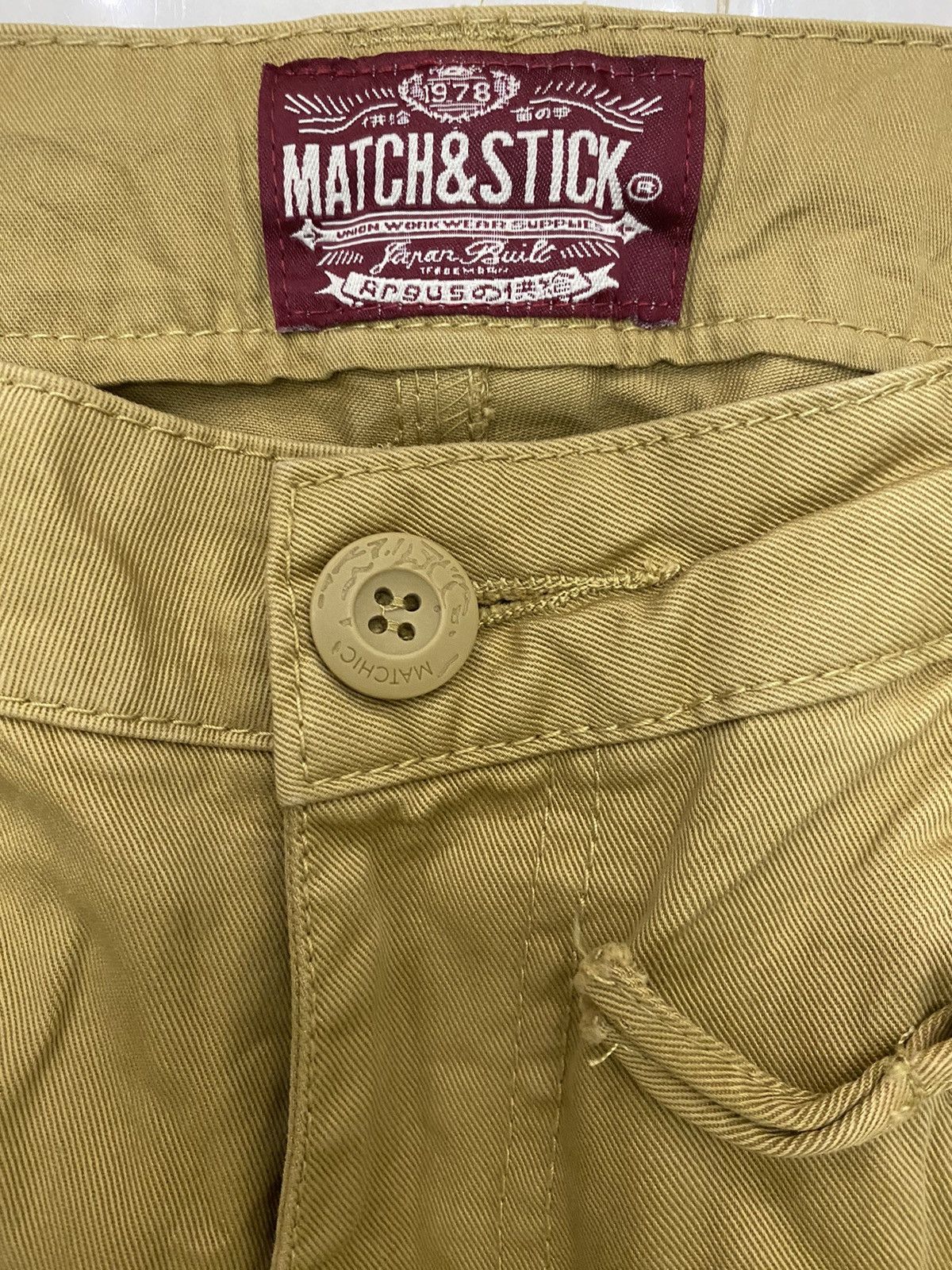Japanese Brand Japanese Brand Match & Stick Multi-Pocket Cargo Pants Size US 31 - 8 Thumbnail
