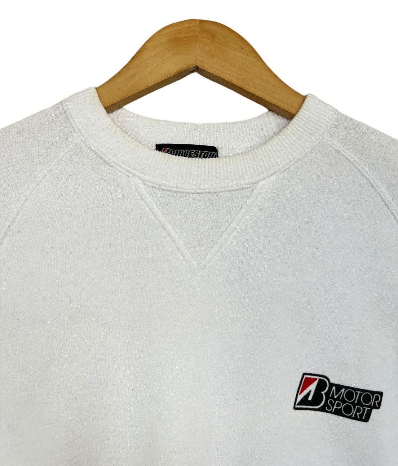 Vintage Vintage 90s Bridgestone Motorsports Rally Racing Sweatshirt Size US M / EU 48-50 / 2 - 3 Thumbnail
