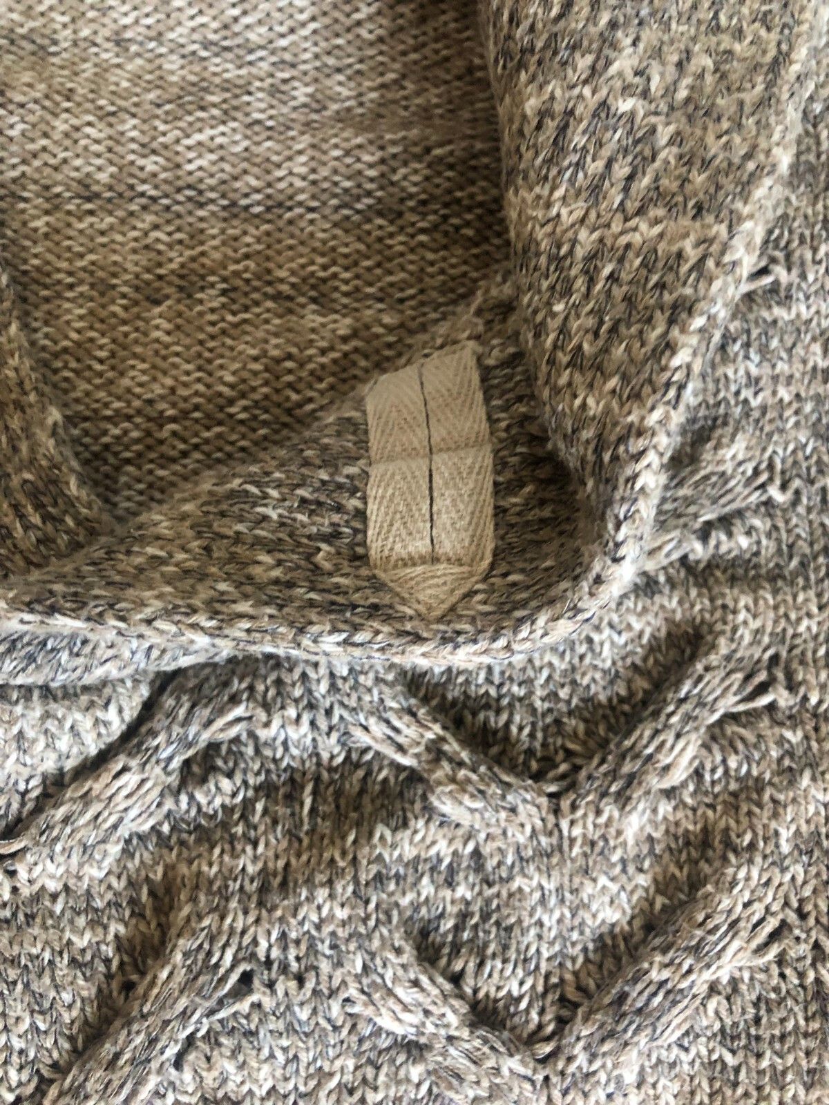 Zara Zara Cotton Blend Gray Melange Sweater M 38 Colar Neck Knit Size US M / EU 48-50 / 2 - 4 Thumbnail