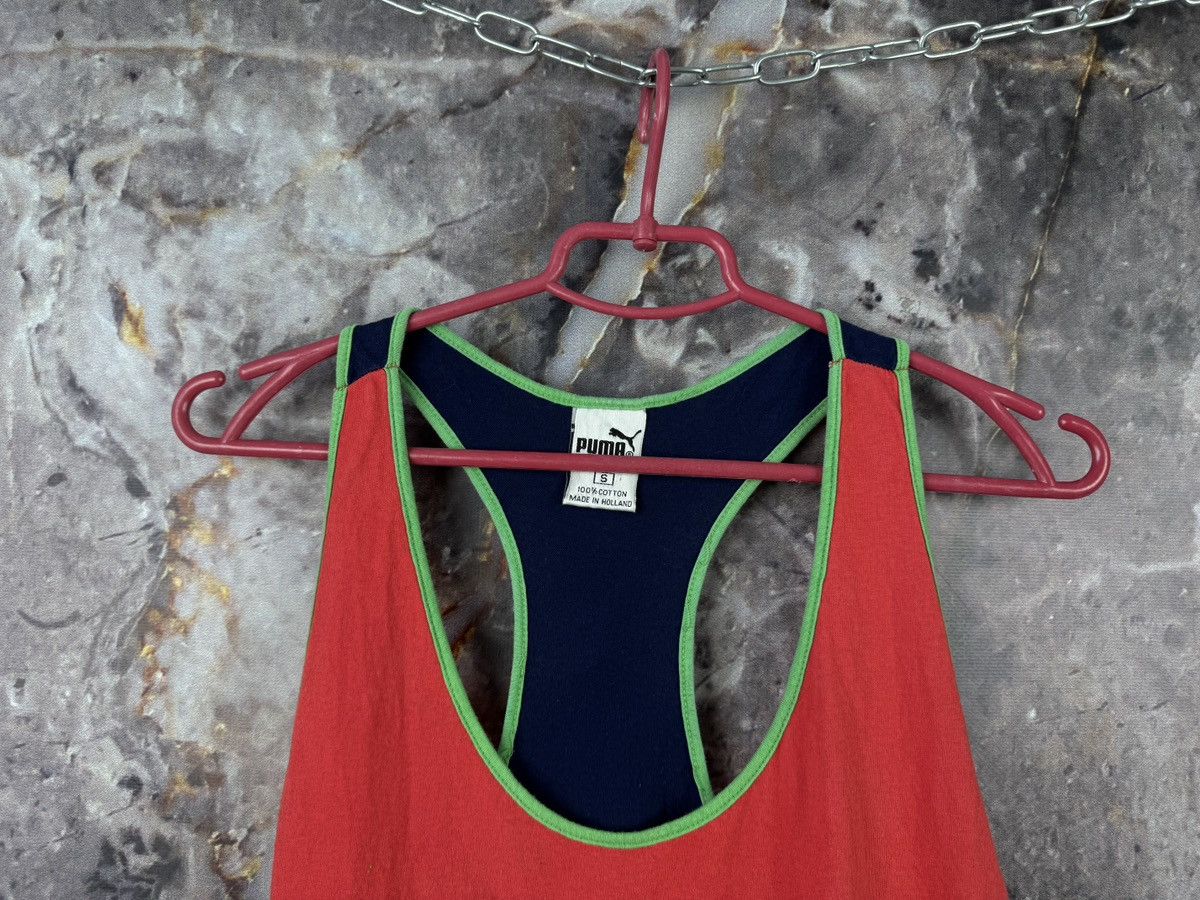 Puma Puma International Vintage Tank Top Purple Neon 90s Y2K Size US S / EU 44-46 / 1 - 2 Thumbnail