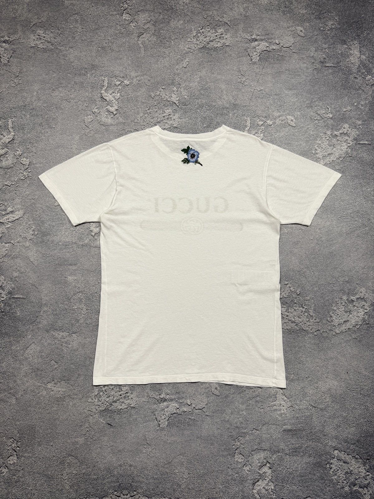 Gucci Gucci Tee Shirt Flower Big Logo Size US S / EU 44-46 / 1 - 2 Thumbnail