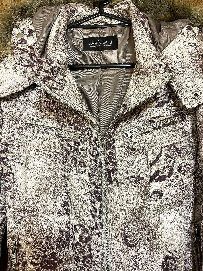 Tornado Mart Tornado Mart White Leopard Print Jacket AW12 Size US M / EU 48-50 / 2 - 3 Thumbnail