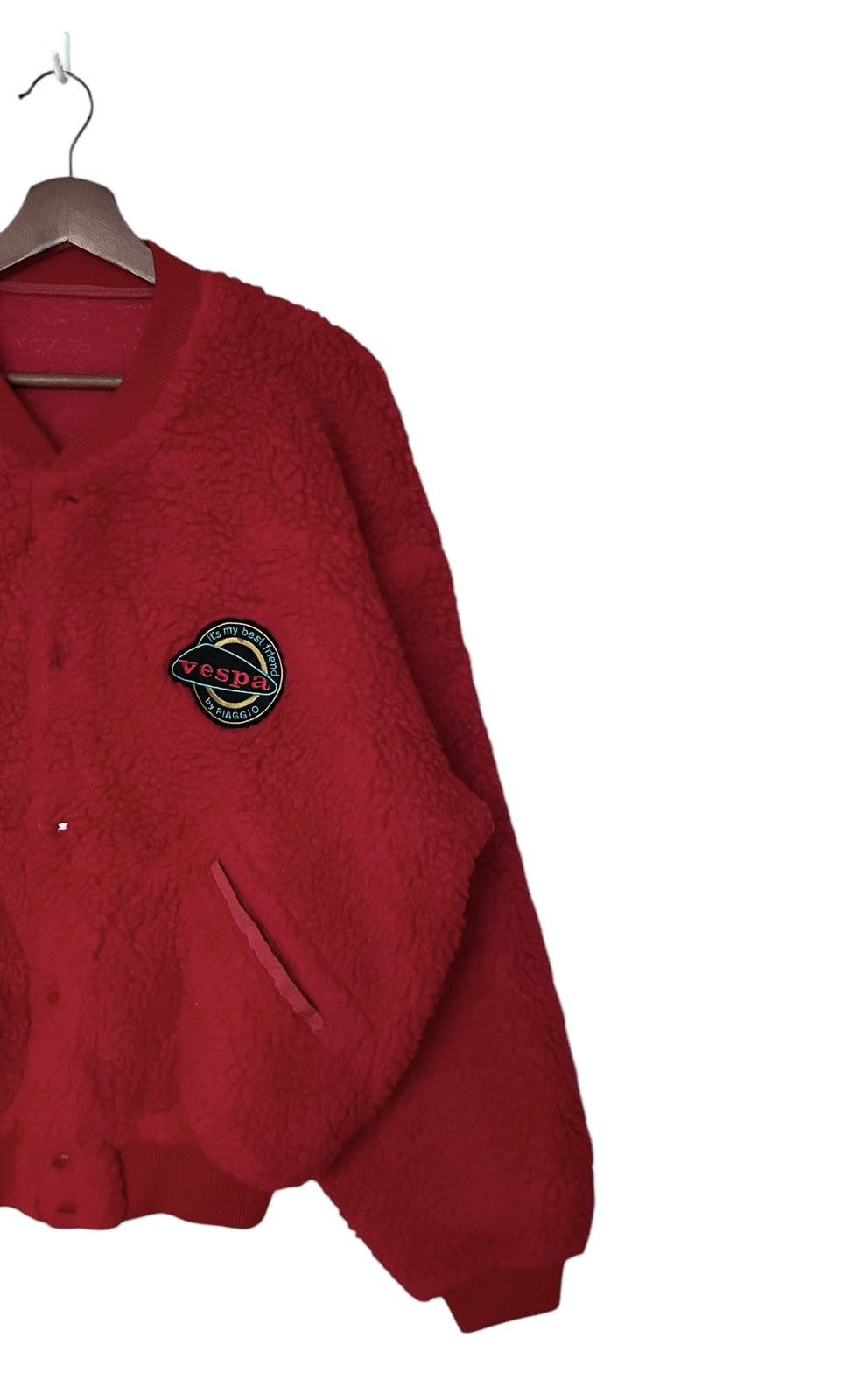 Vintage Vintage Brand Vespa Biaggo Fleece Varsity 1990s Size US M / EU 48-50 / 2 - 6 Thumbnail