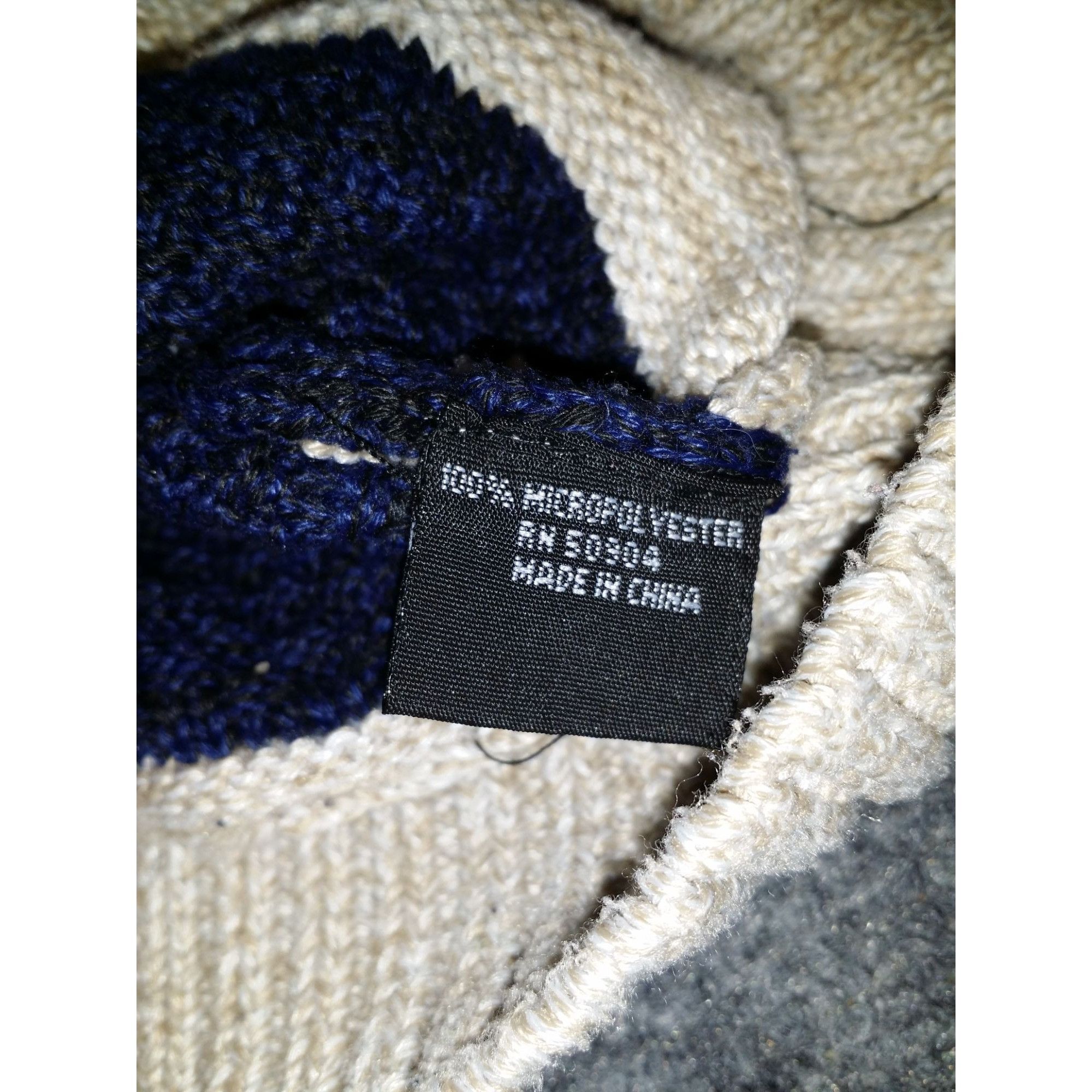 Vintage Pronti By Phita Striped Knit Sweater Men Sz 4XL Blue White 1 Size US XXL / EU 58 / 5 - 6 Thumbnail