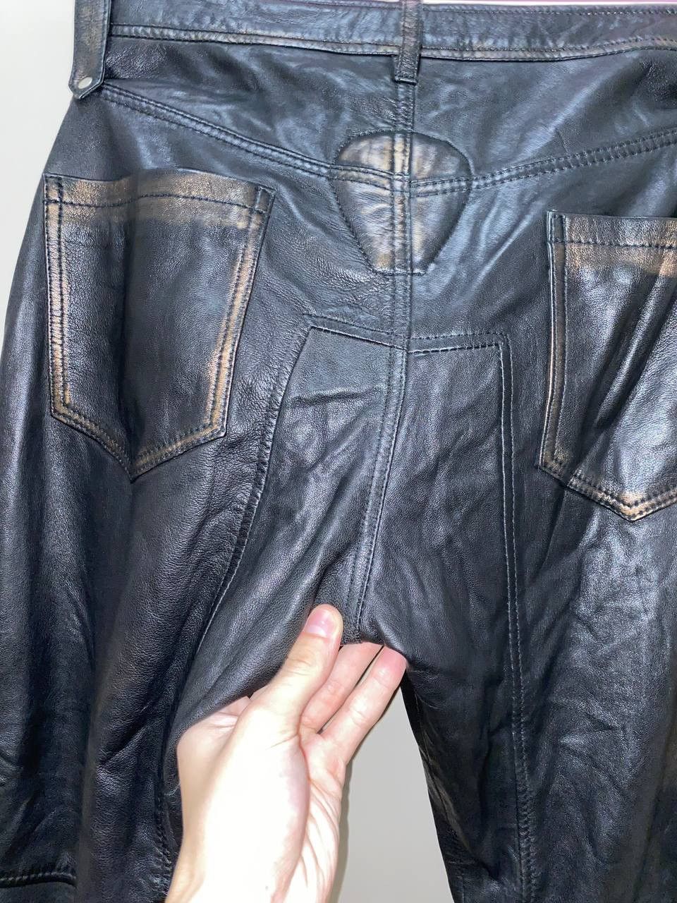Leather × Vintage Vintage IXS Leather Pants Black Y2K Archival Size US 34 / EU 50 - 2 Thumbnail