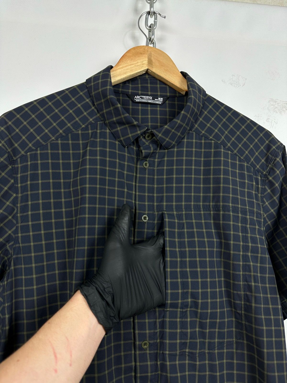 Arc'teryx Arcteryx Riel Nylon Pocket Short Sleeve Button Up Shirt Size US M / EU 48-50 / 2 - 6 Thumbnail