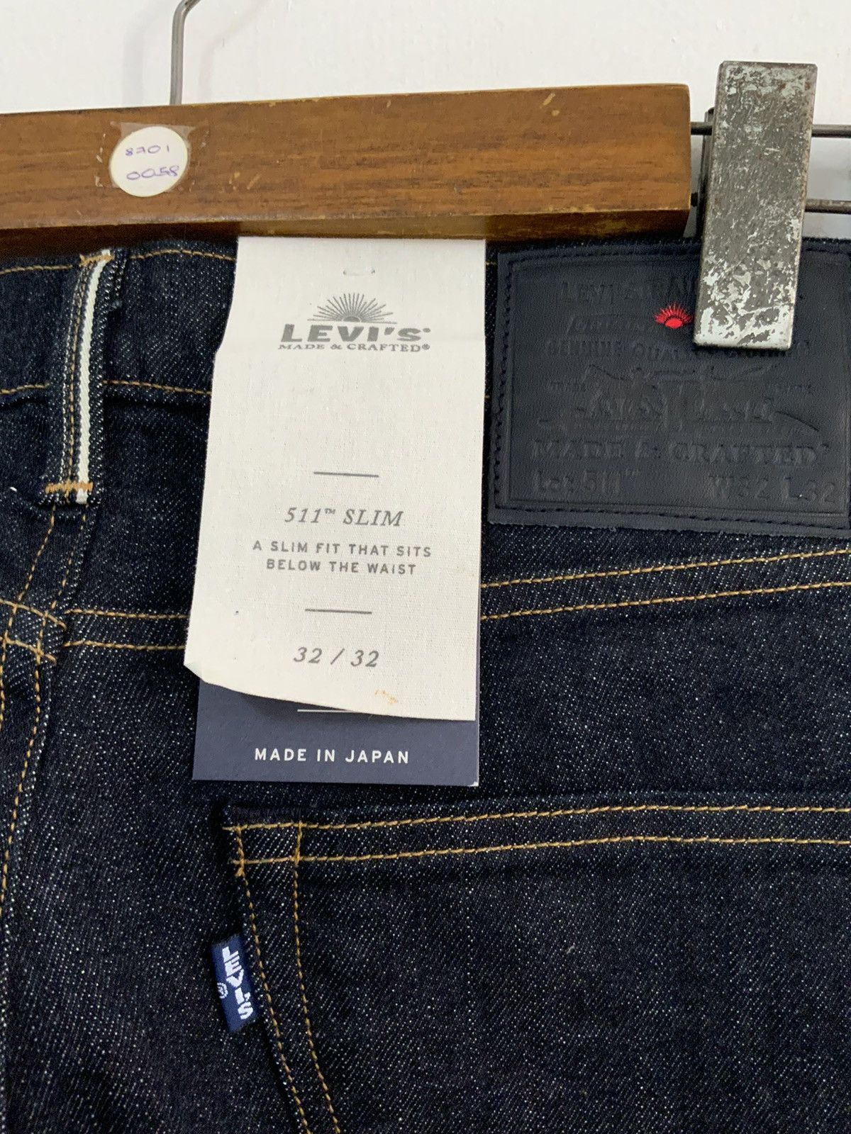 Japanese Brand New Levi’s Japan Made Selvedge Denim Jeans Size US 32 / EU 48 - 14 Thumbnail