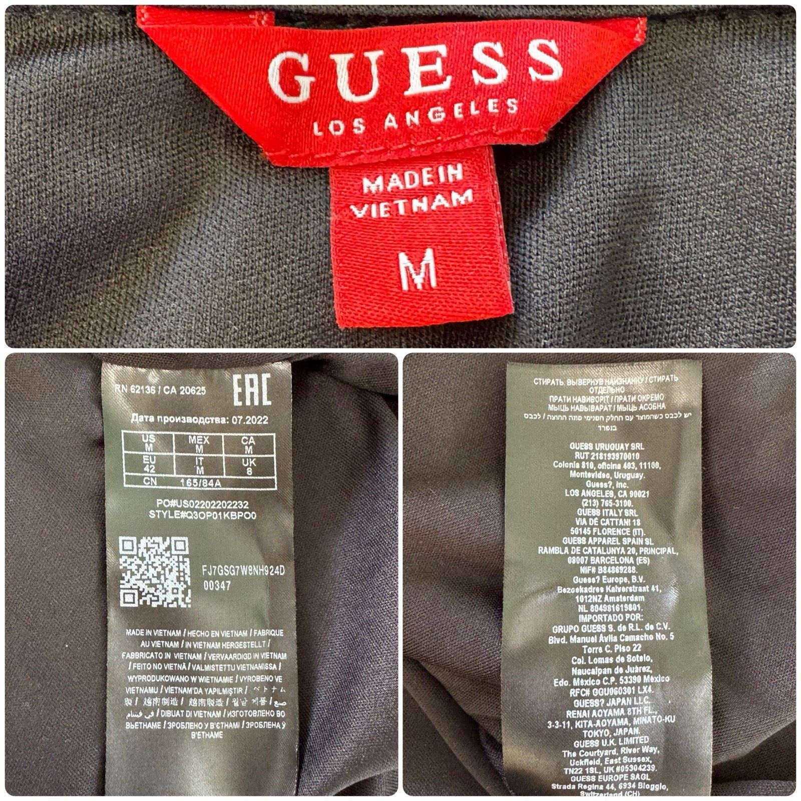 Guess GUESS Sequin Button Collared Boyfriend Oversized Blouse Top Size M / US 6-8 / IT 42-44 - 12 Thumbnail