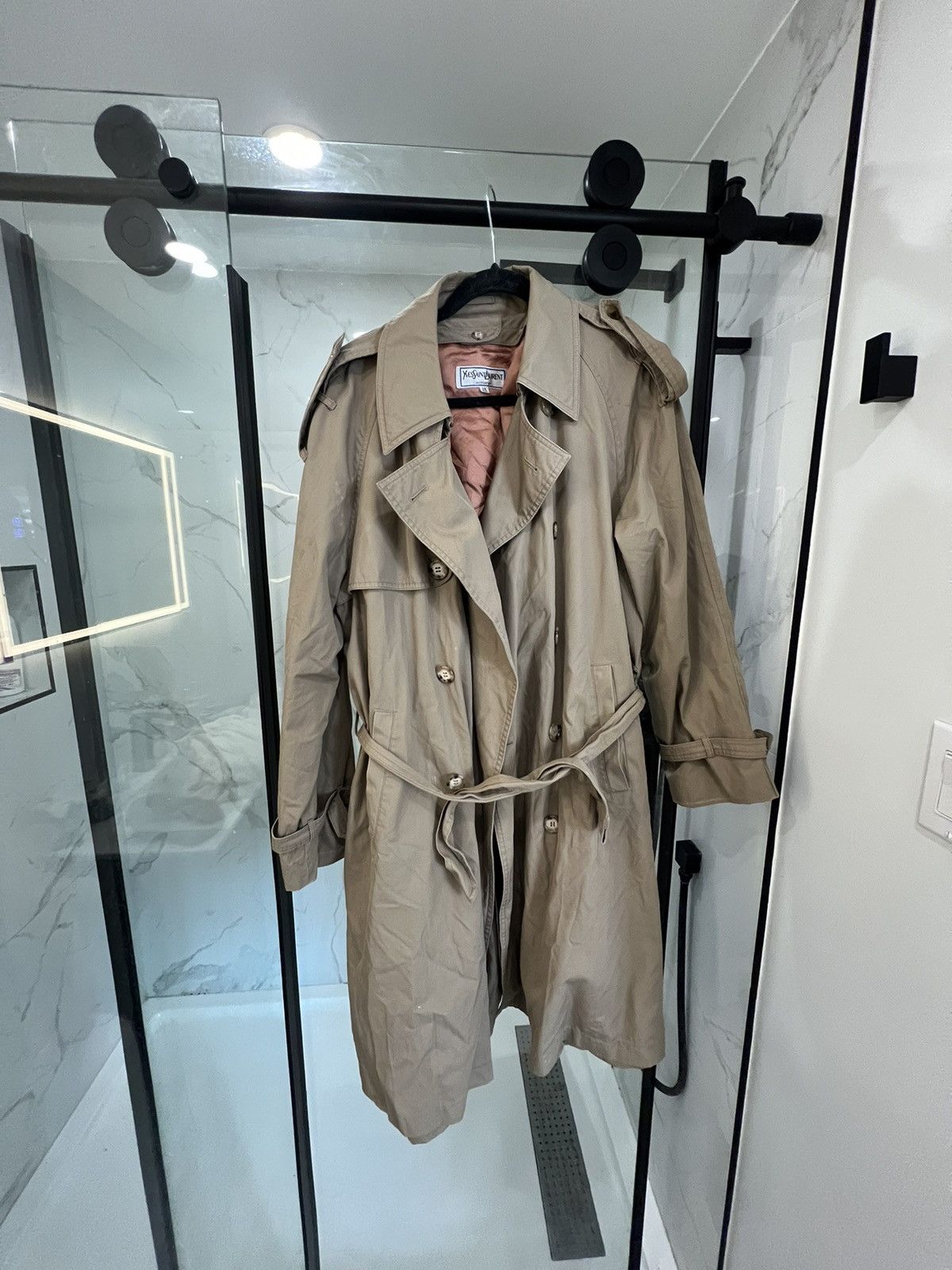 Yves Saint Laurent Men’s long coat Yves Saint Laurent Size US M / EU 48-50 / 2 - 1 Thumbnail