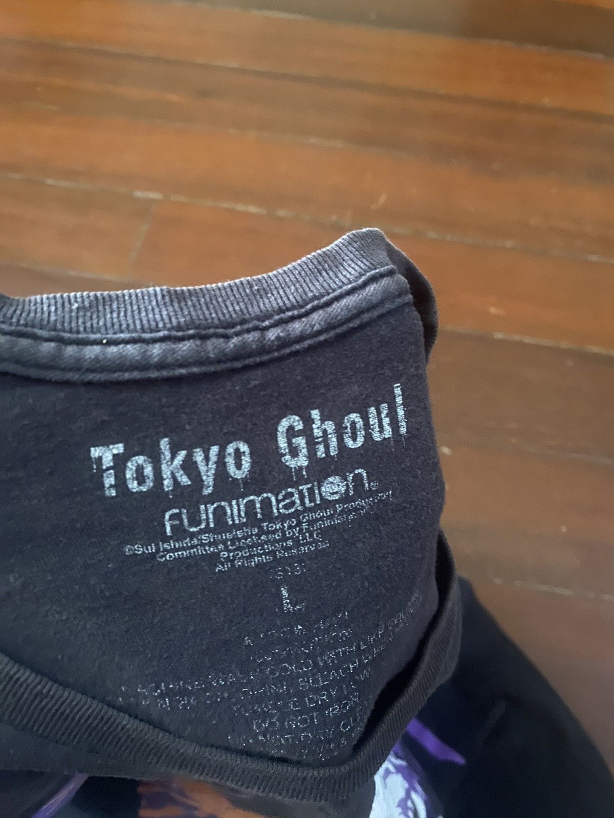 Anime × Japanese Brand Japanese Anime Manga Series Tokyo Ghoul Box Logo Printed Size US L / EU 52-54 / 3 - 8 Thumbnail