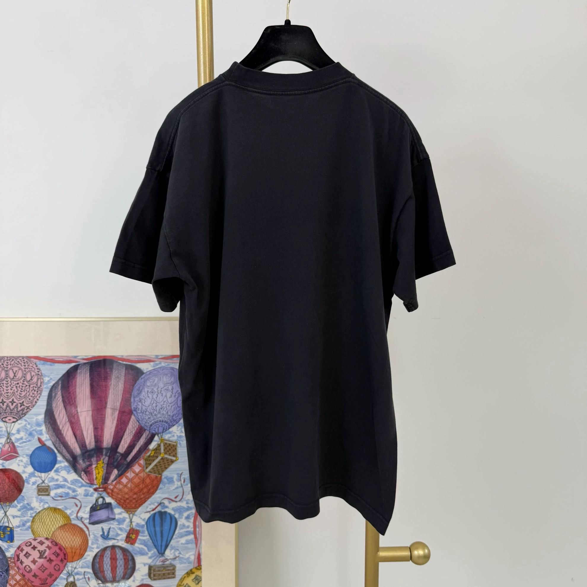 Balenciaga Balenciaga Black Logo TEE S Size US S / EU 44-46 / 1 - 2 Thumbnail