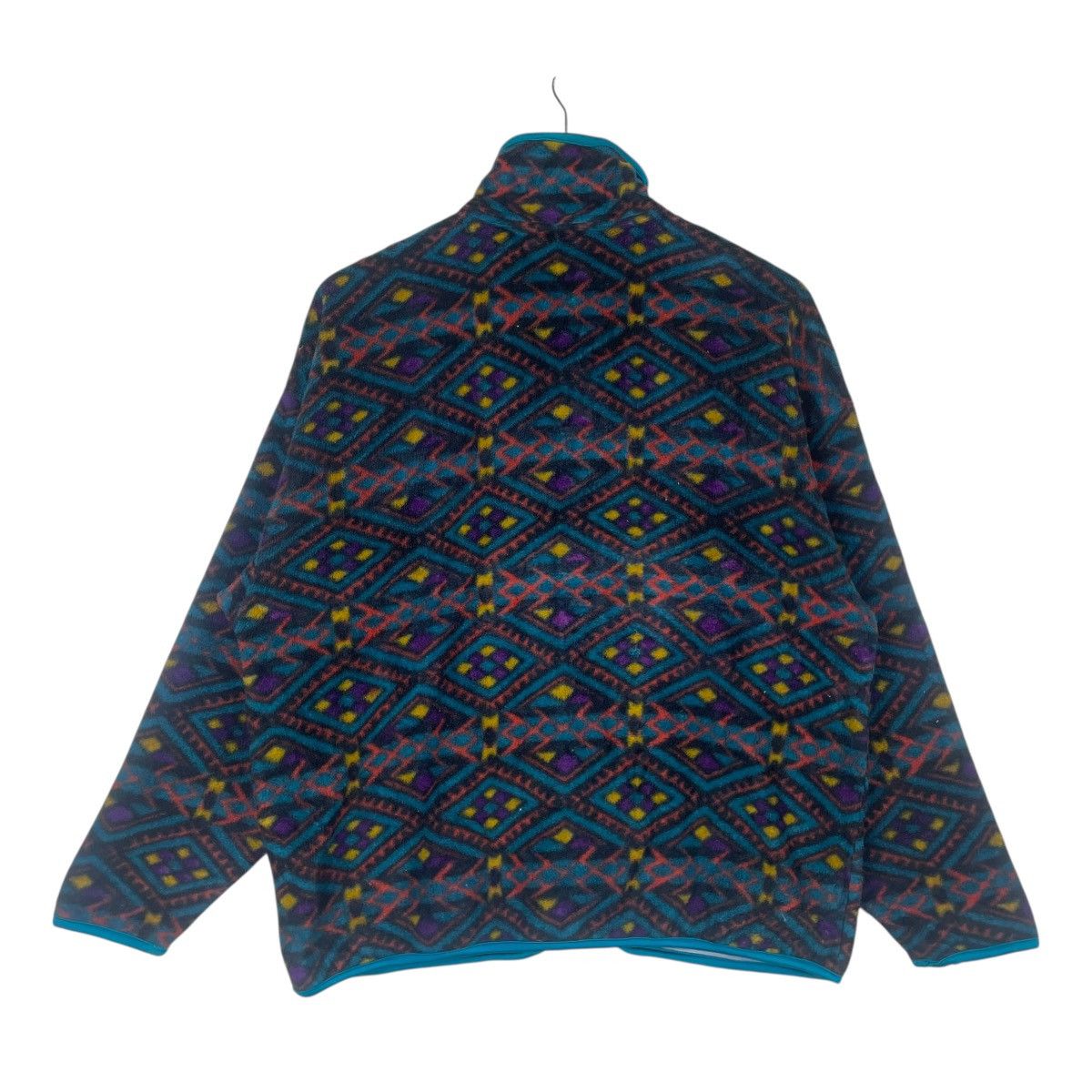 Woolrich Woolen Mills 💥80s WOOLRICH AZTEC MULTICOLOUR FLEECE SWEATER ZIP Size US L / EU 52-54 / 3 - 7 Thumbnail