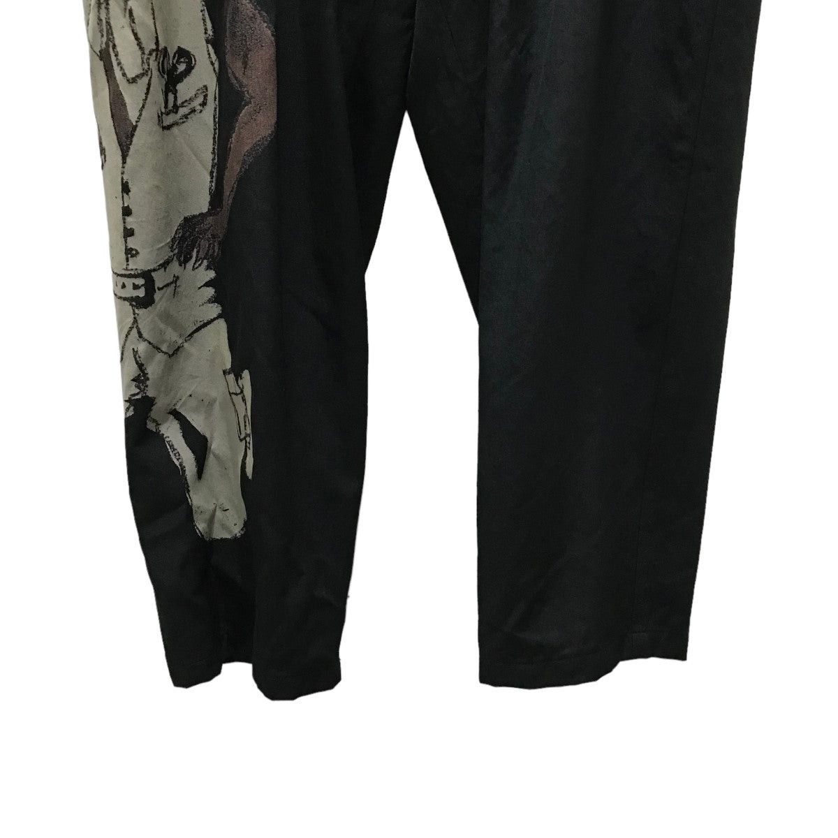Yohji Yamamoto yohji yamamoto Wool Gabazine discharge pants HK-P35-132 Size US 33 - 5 Thumbnail