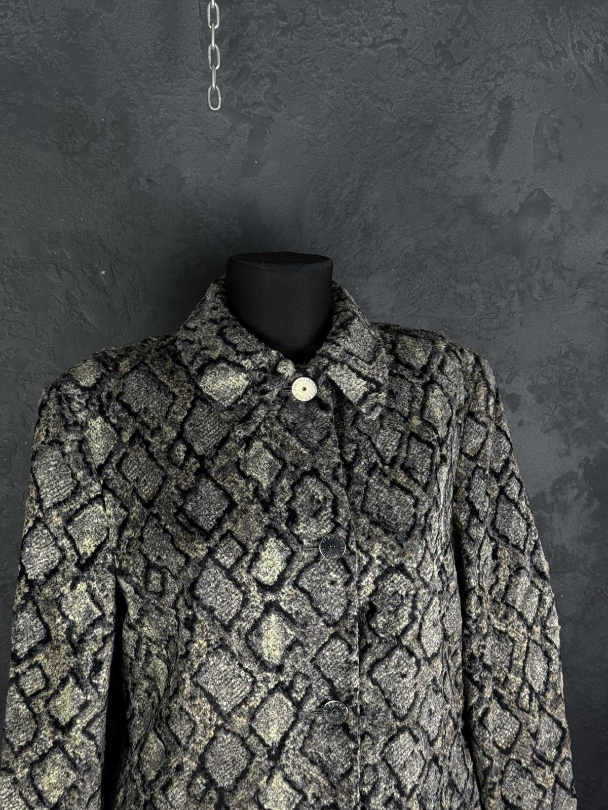 Versace Jeans Couture Versace Jeans Couture Vintage Fur Trench Coat Size L / US 10 / IT 46 - 3 Thumbnail