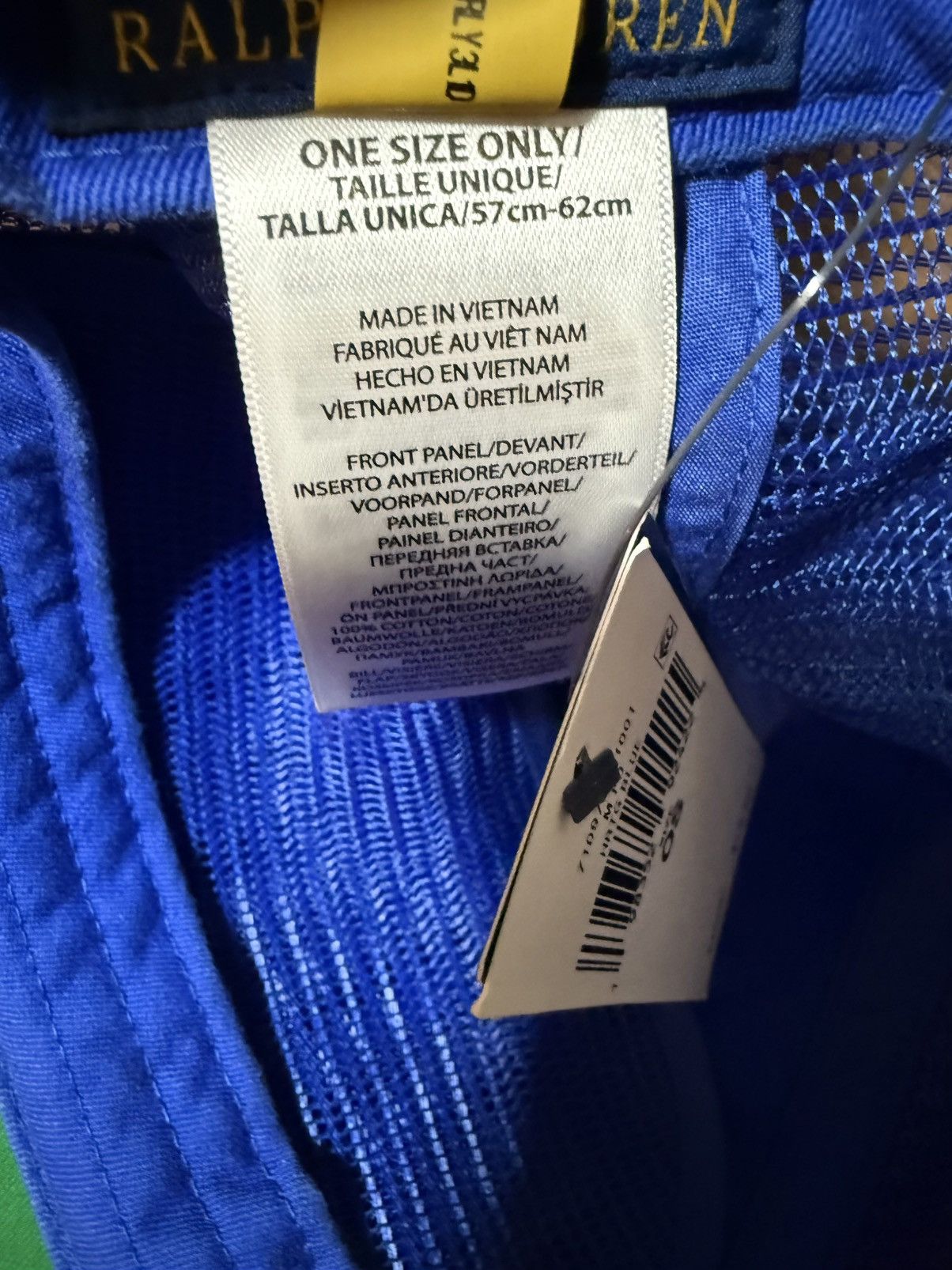 Polo Ralph Lauren Polo Ralph Lauren RL Racing Logo Patch Twill Ball Cap Blue Size ONE SIZE - 7 Thumbnail
