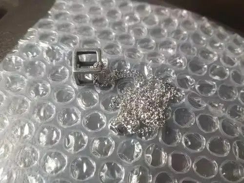 Jewelry Hollow Cube Pendant Necklaces 🔥🔥🔥 Size ONE SIZE - 4 Thumbnail
