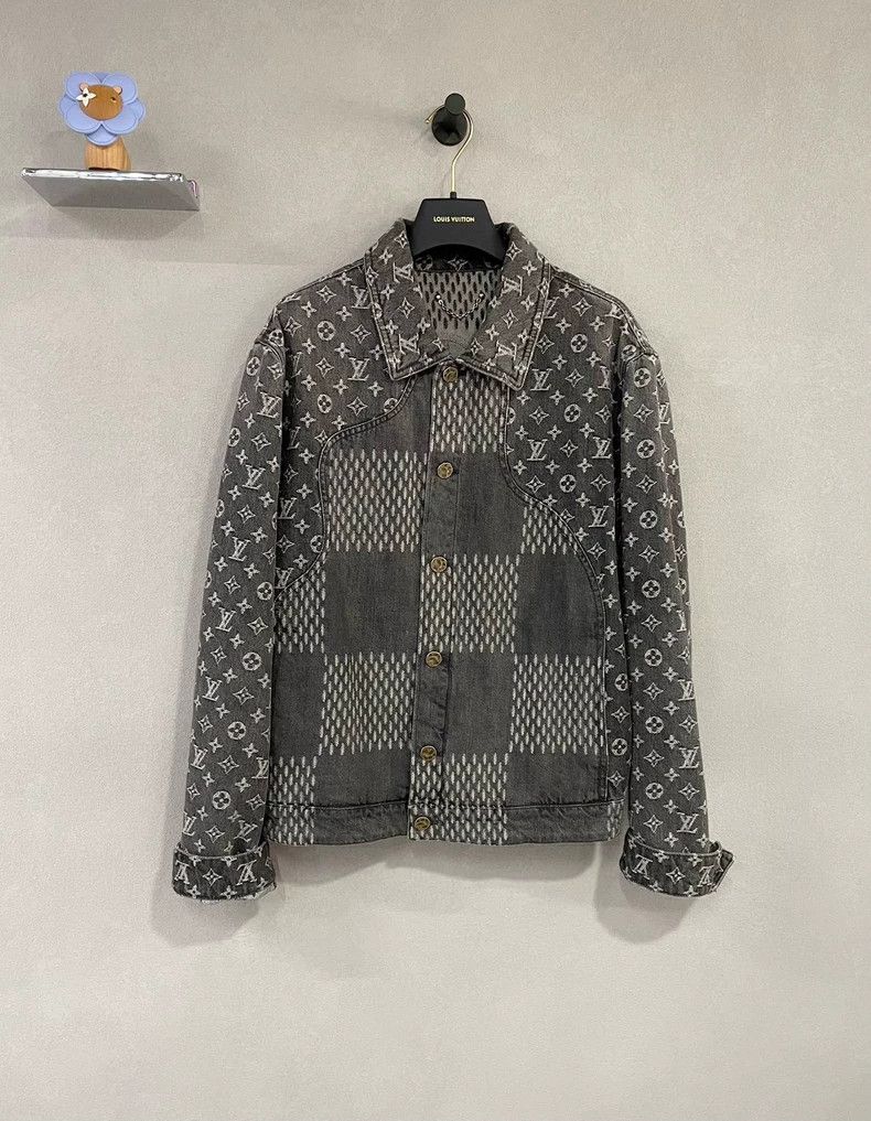 Louis Vuitton Louis Vuitton Old flower full print denim jacket 2503-Nexta Size US M / EU 48-50 / 2 - 1 Thumbnail