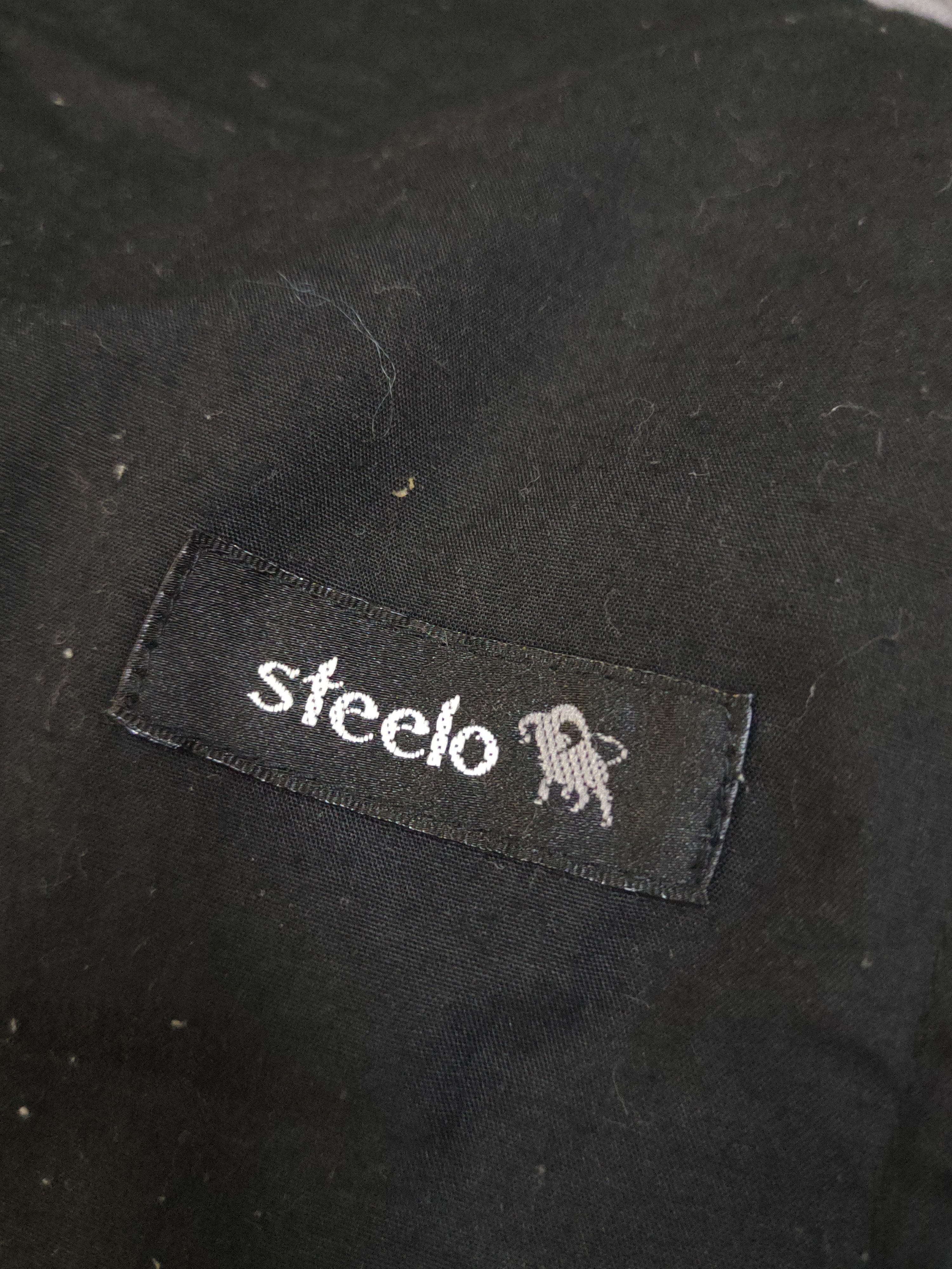 Japanese Brand DL Steelo Black White Multipocket Tactical Cargo Pants #1530 Size US 31 - 13 Thumbnail