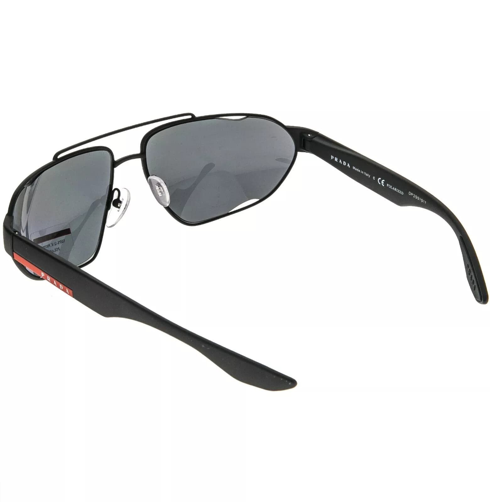 Prada PRADA LINEA ROSSA CORE 56U Black Sport Polarized Oval PS56US Size ONE SIZE - 8 Thumbnail