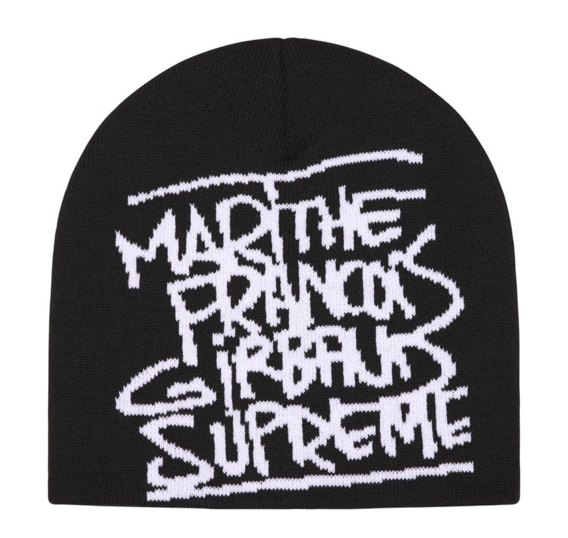Marithe + Francois Girbaud × Supreme Supreme Marithe Francois Girbaud MFG Beanie Black Size ONE SIZE - 1 Thumbnail