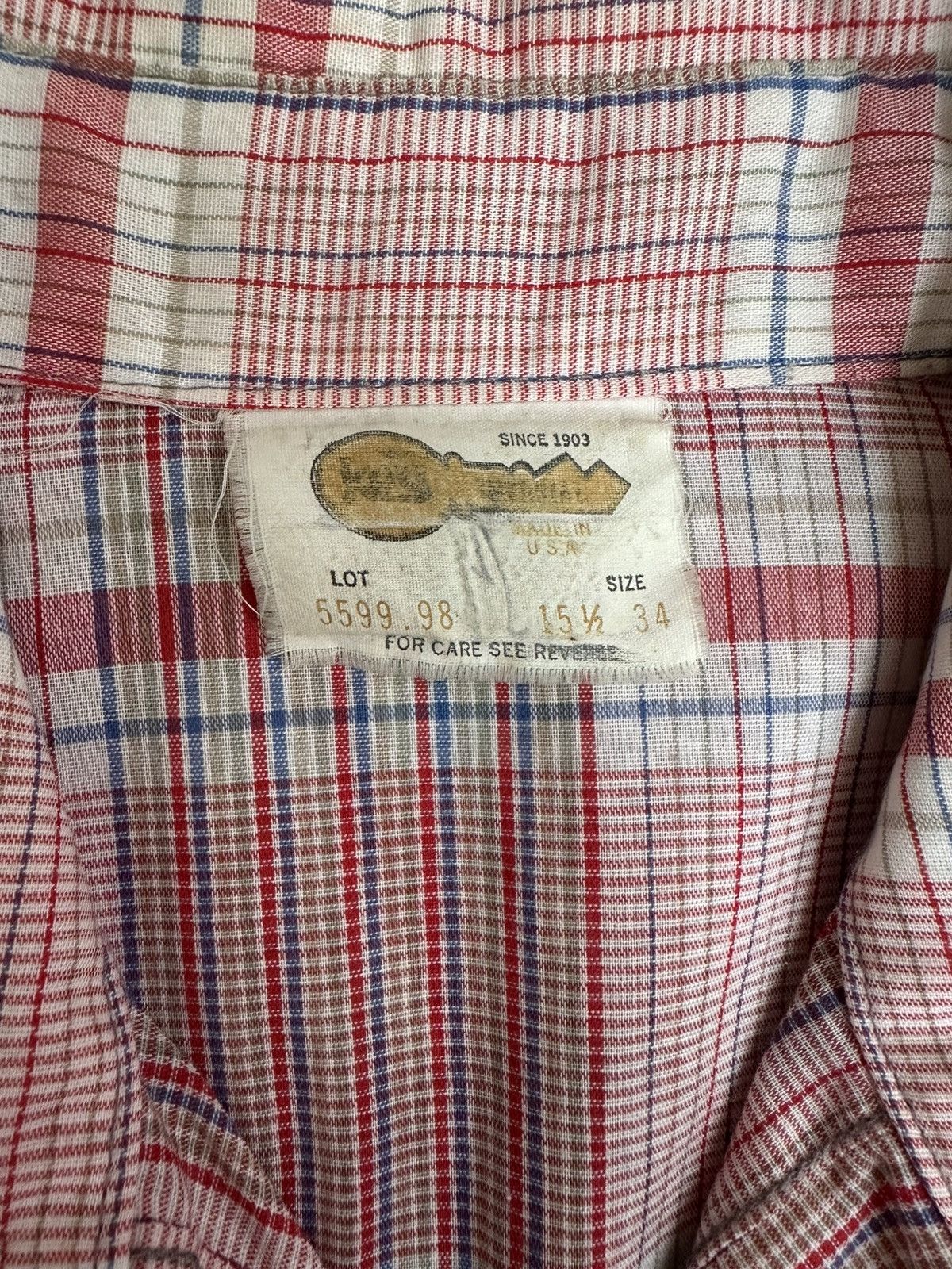 Vintage Vintage 70s Key Imperial Western Shirt Made in USA Size US L / EU 52-54 / 3 - 3 Thumbnail