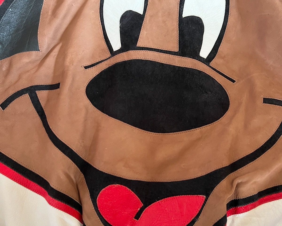 Disney × Mickey Mouse Vintage Mickey Mouse Disney Leather Jacket 90s Size US L / EU 52-54 / 3 - 15 Thumbnail