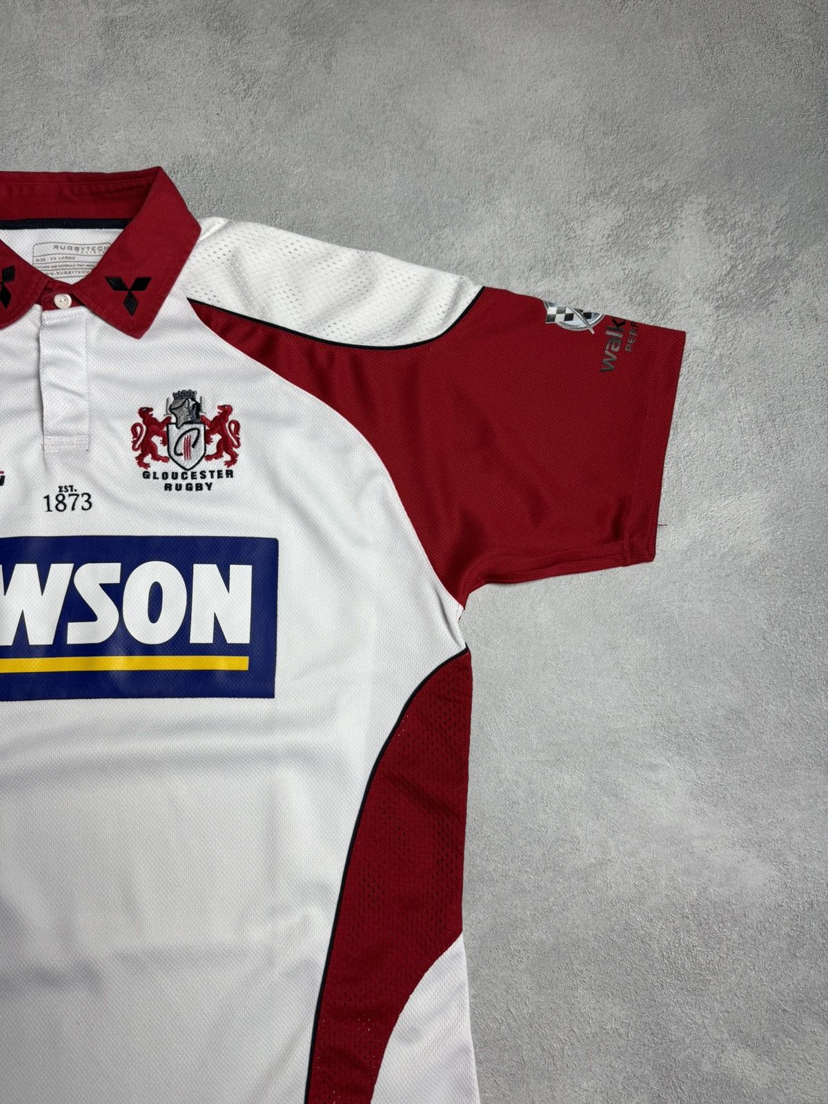 Other Gloucester 2007 2008 Away Rugby Shirt Jersey Rugbytech Size US XXL / EU 58 / 5 - 6 Thumbnail